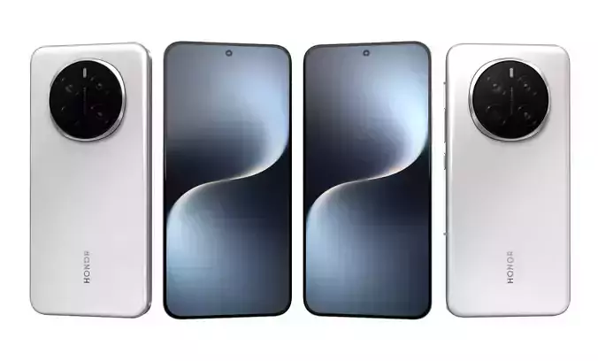 Honor Magic 7 Snow White High Poly 