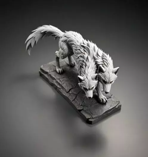 Death dog Forgotten Realms model file for printer 3D print model_2