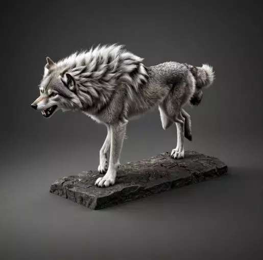 Death dog Forgotten Realms model file for printer 3D print model_3