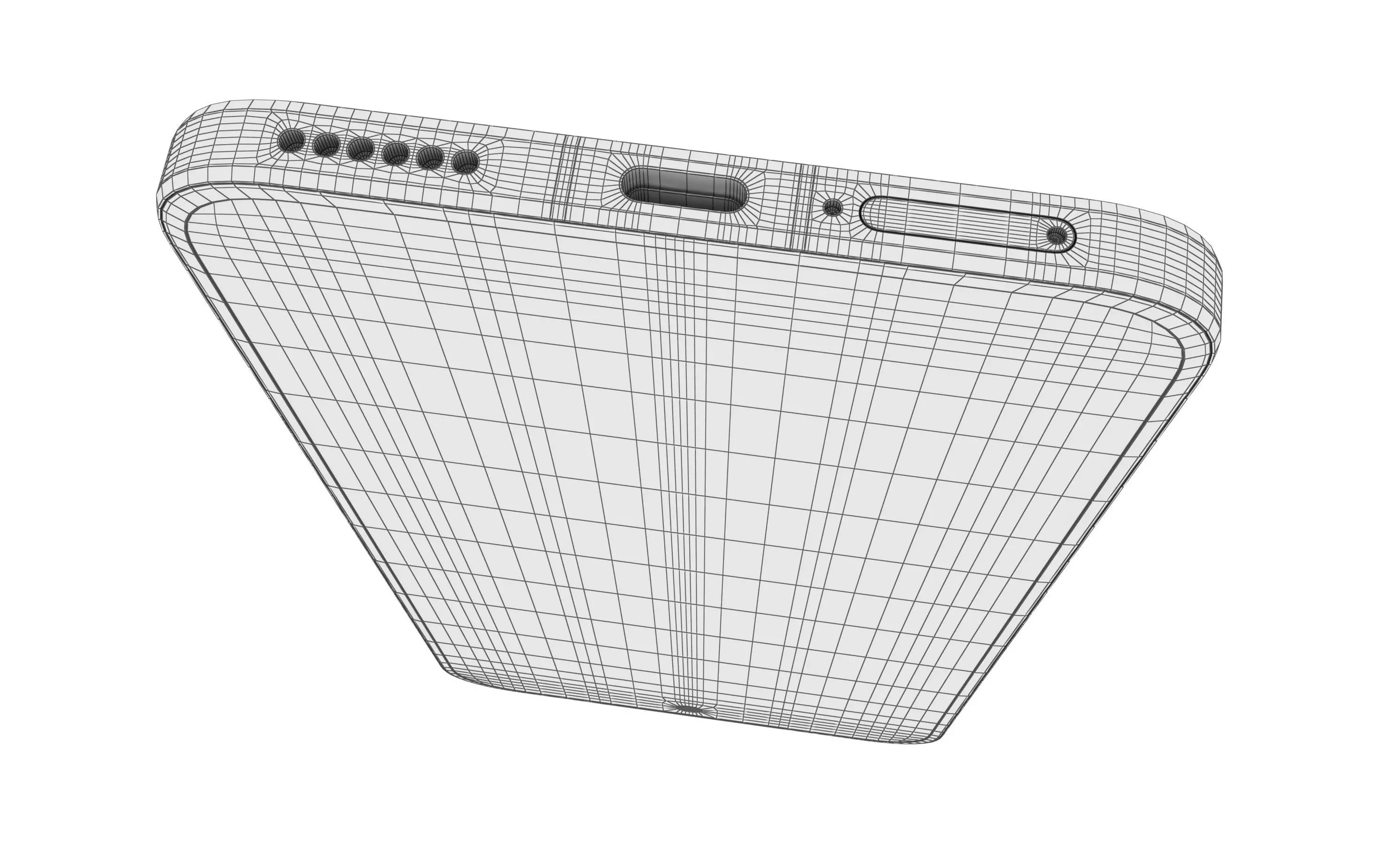 Honor Magic 7 Velvet Black High Poly  3D model_15