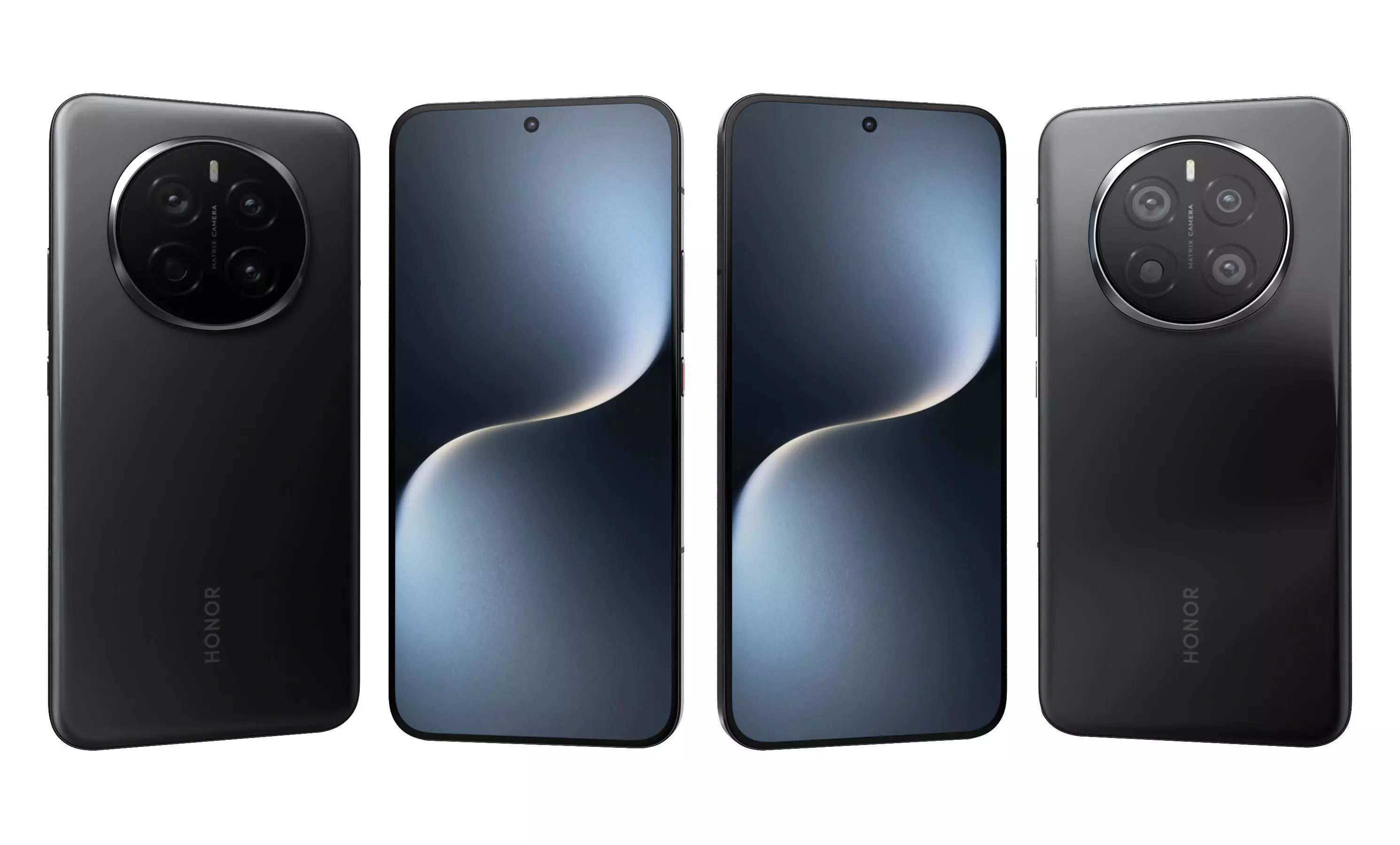 Honor Magic 7 Velvet Black High Poly  3D model_0