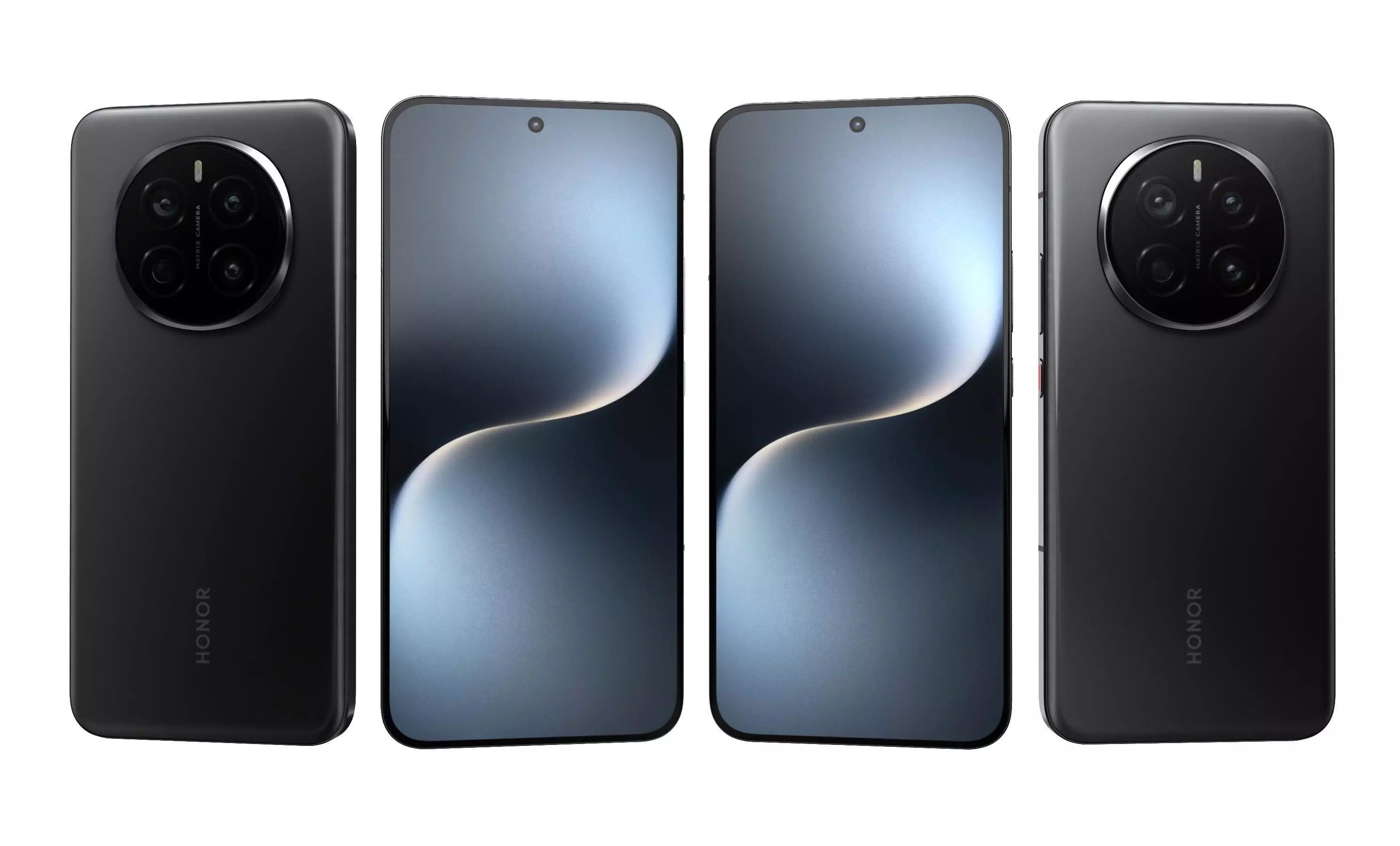 Honor Magic 7 Velvet Black High Poly  3D model_27