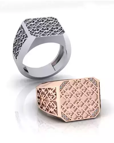 men signet jewelry ring