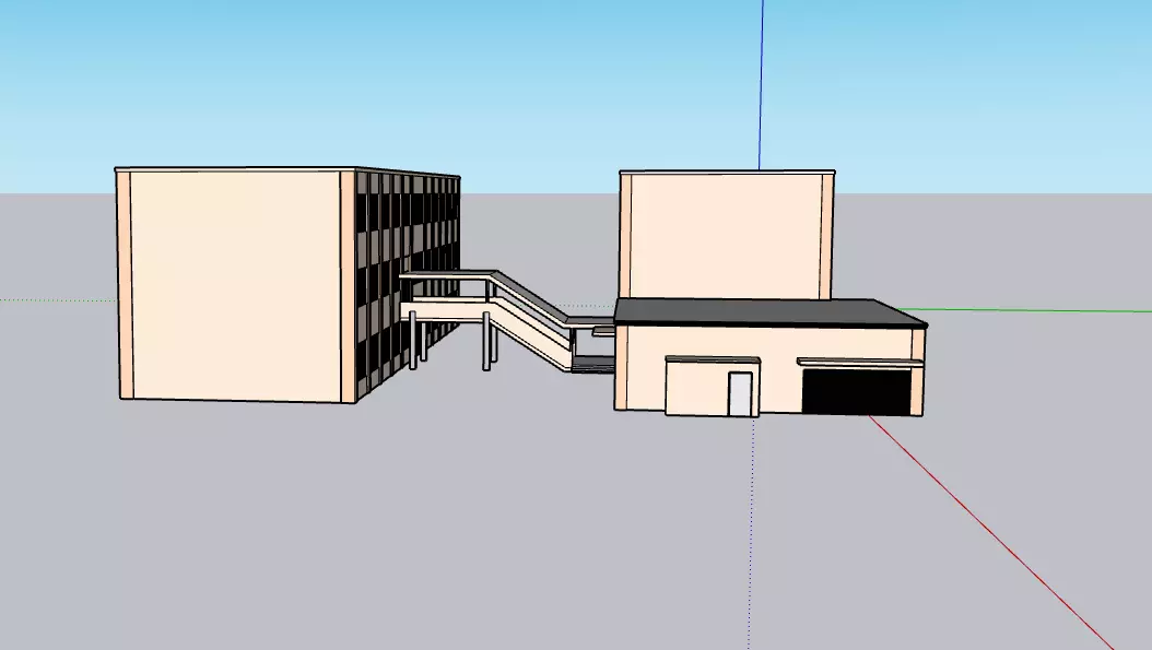 Japanese School Model 3D model_2