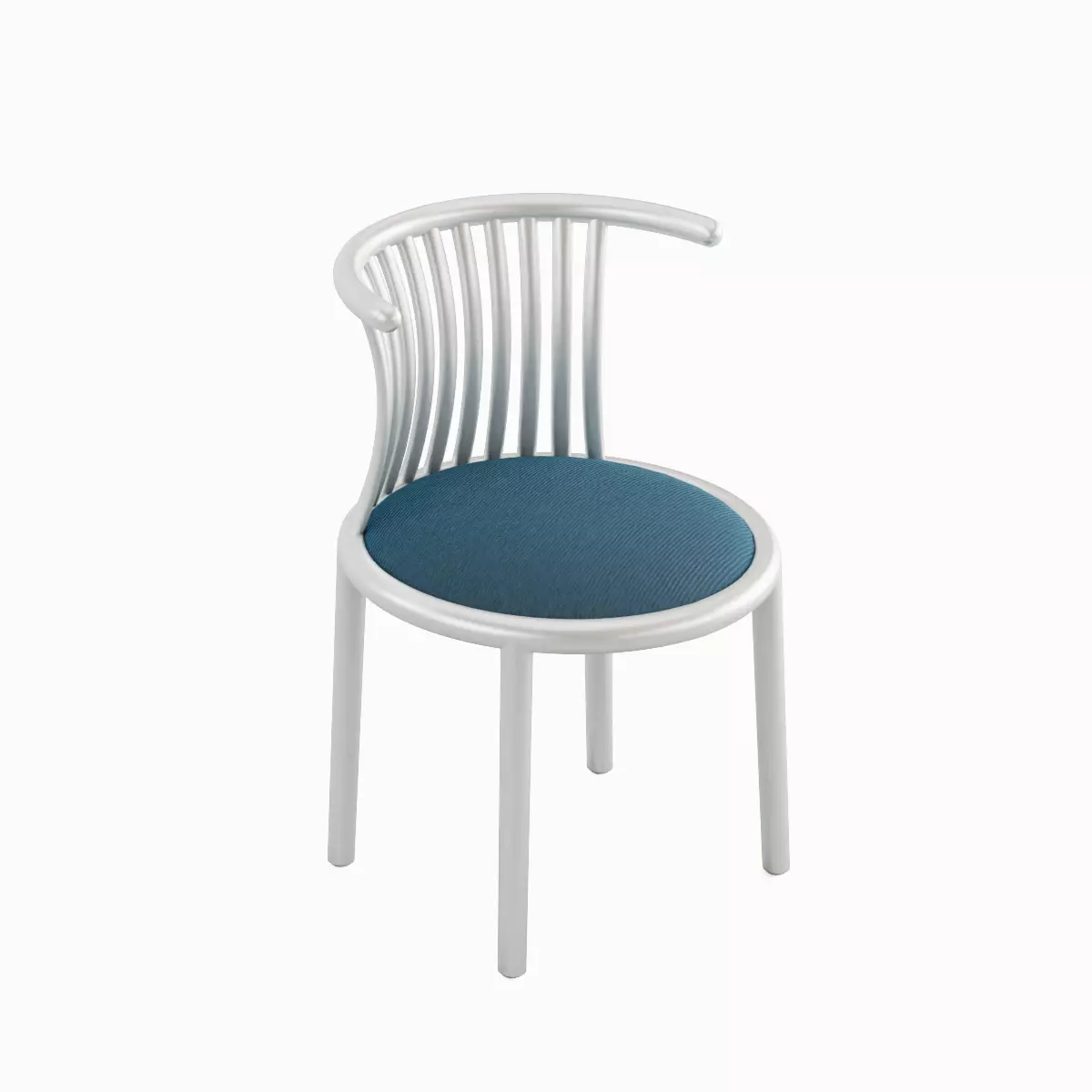 Curved Iron Chair Pack 3D Model Collection_11