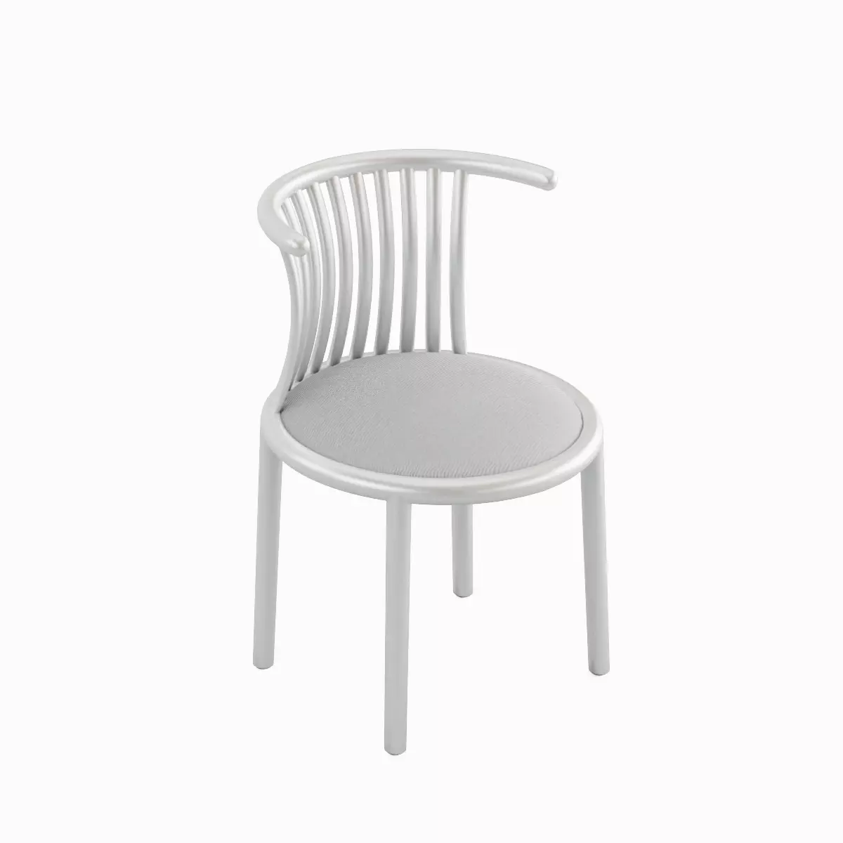 Curved Iron Chair Pack 3D Model Collection_23