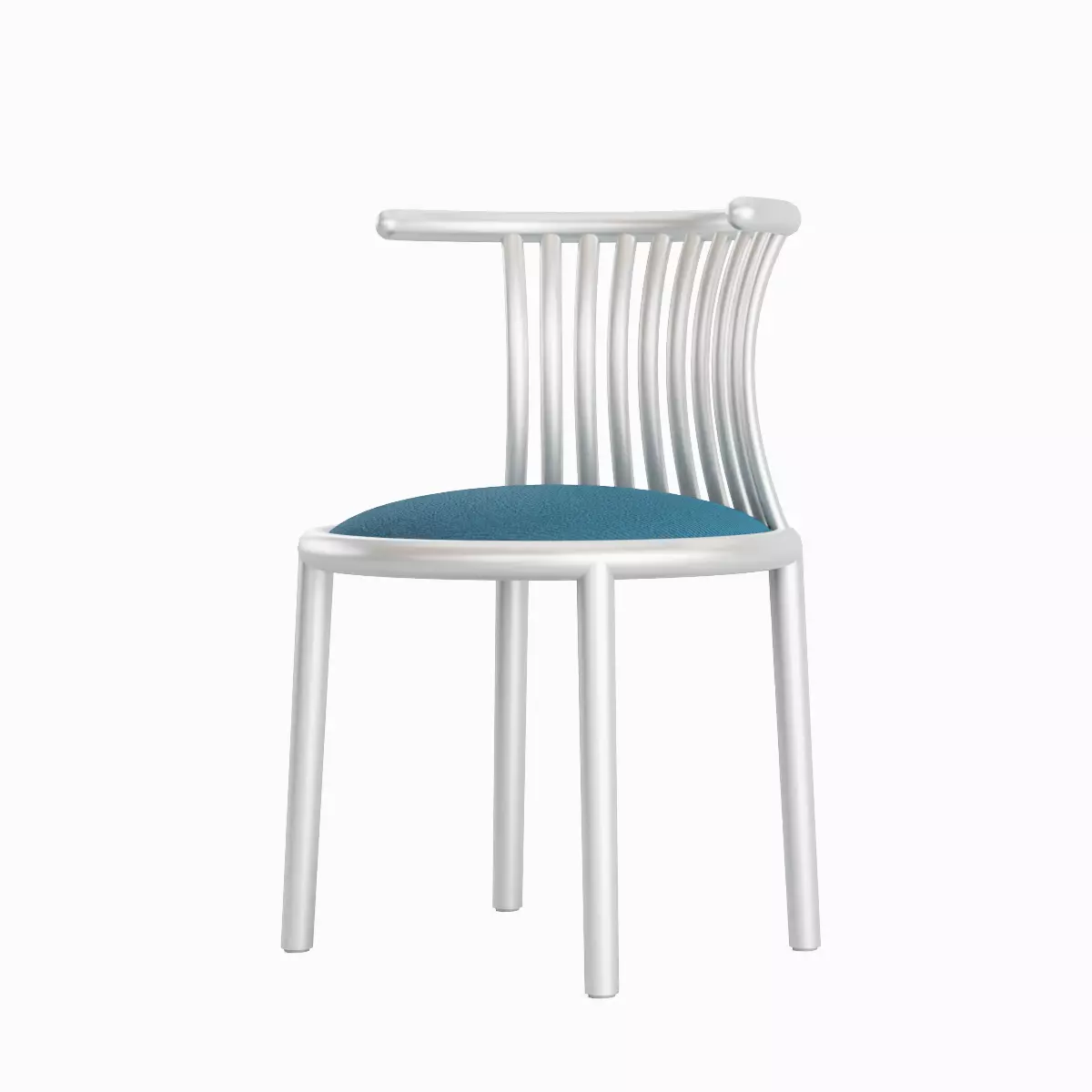 Curved Iron Chair Pack 3D Model Collection_9