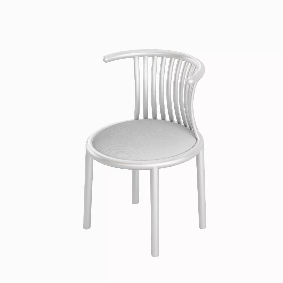 Curved Iron Chair Pack 3D Model Collection_24