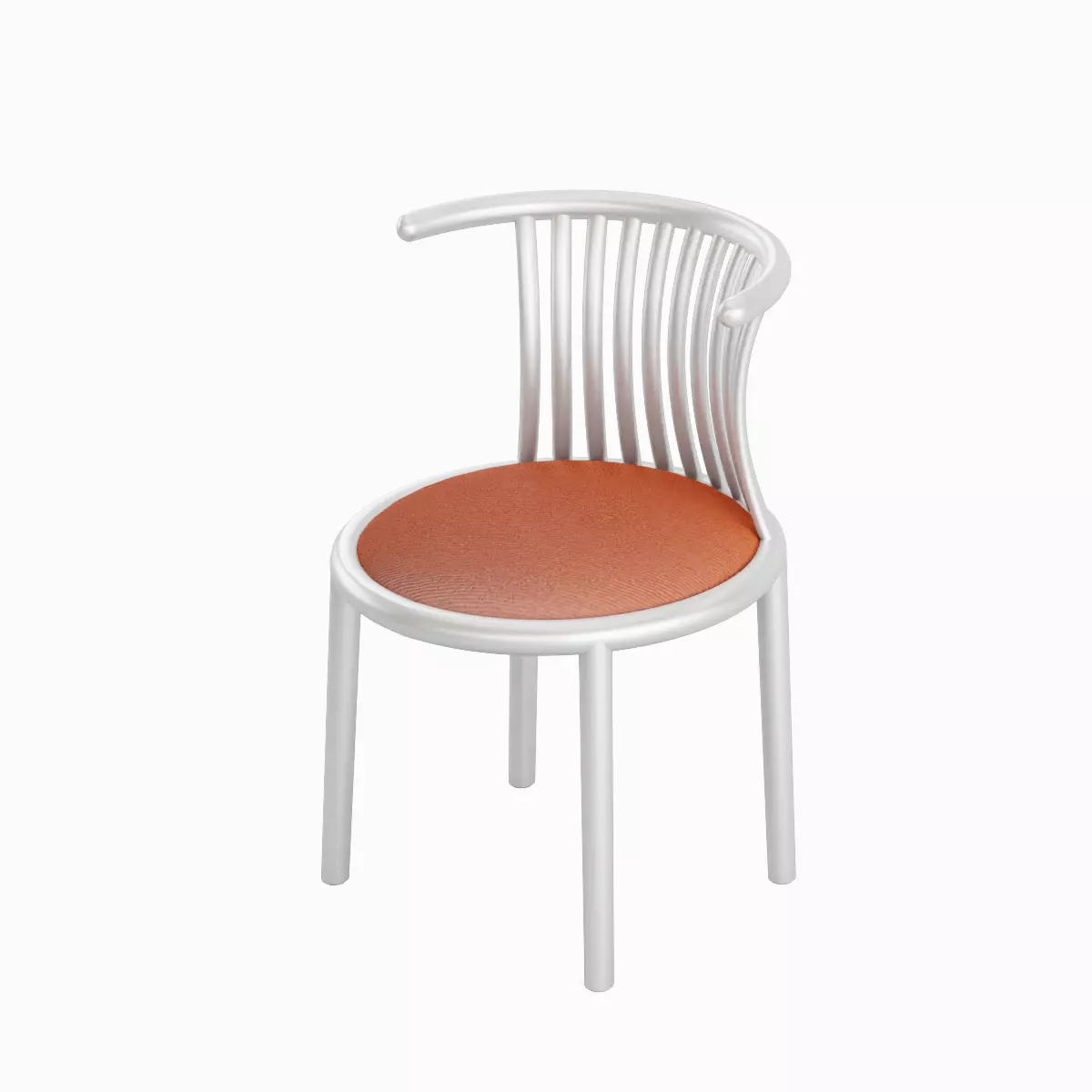 Curved Iron Chair Pack 3D Model Collection_36