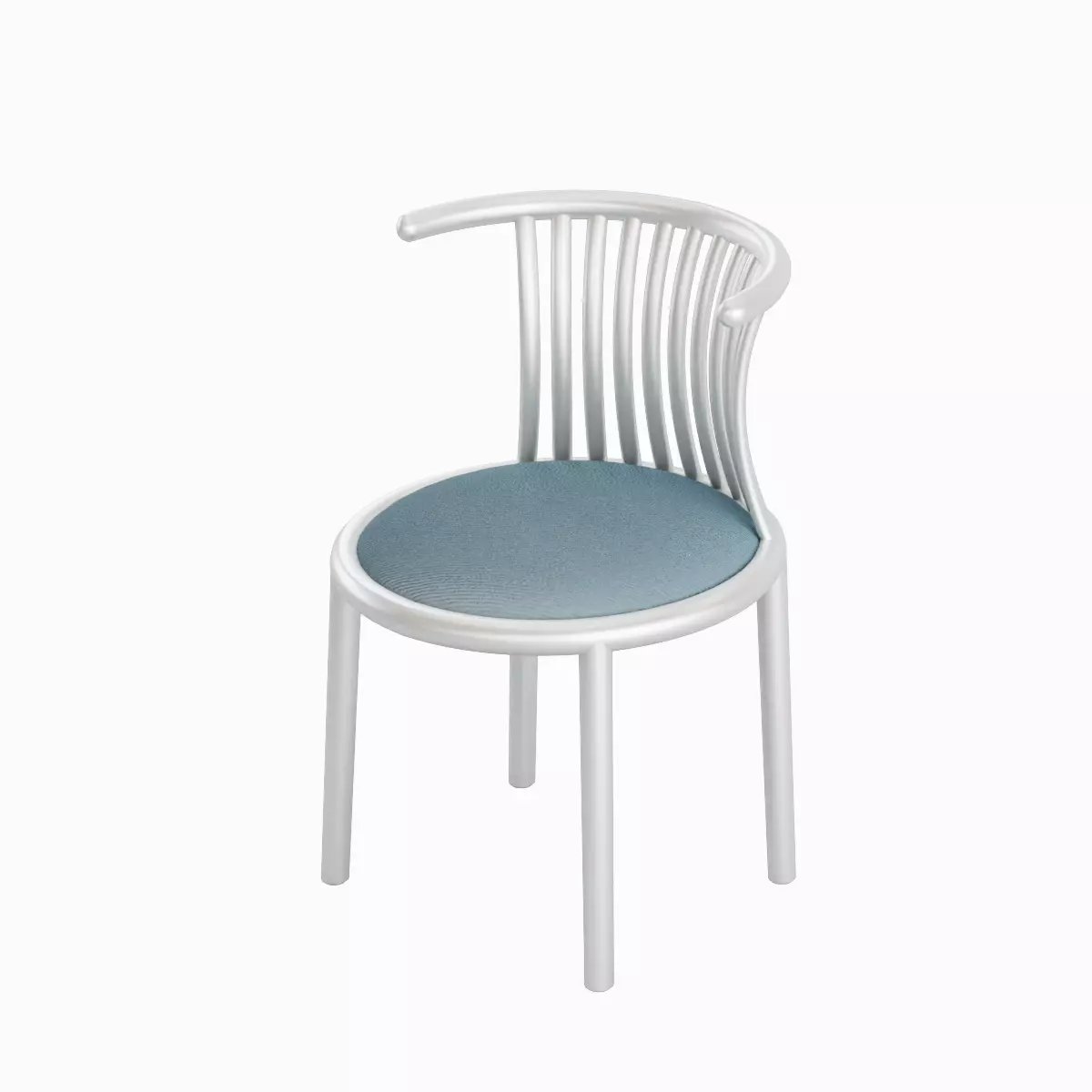 Curved Iron Chair Pack 3D Model Collection_6