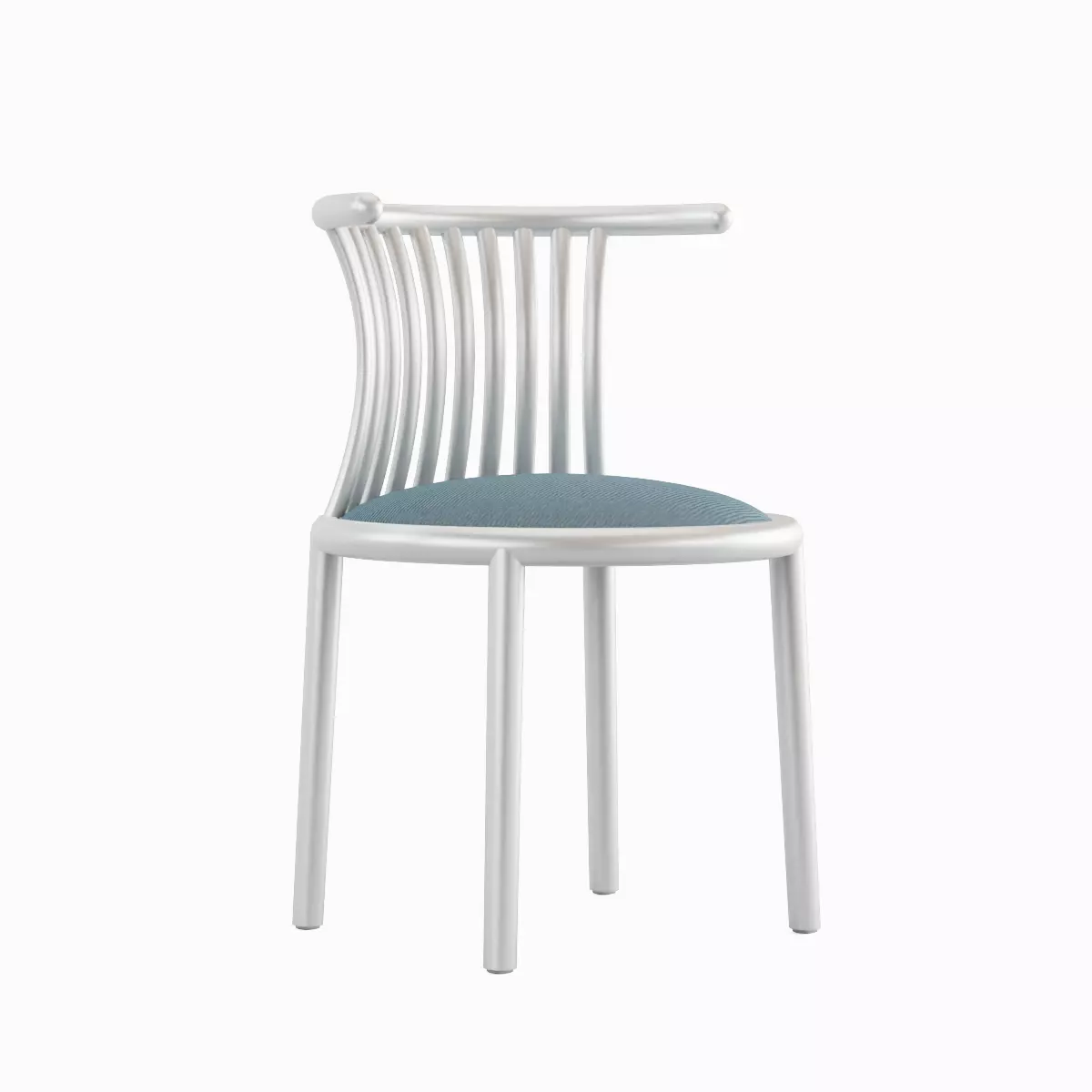 Curved Iron Chair Pack 3D Model Collection_2