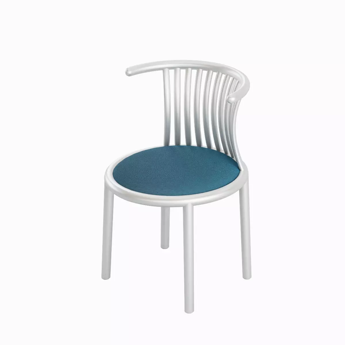 Curved Iron Chair Pack 3D Model Collection_12