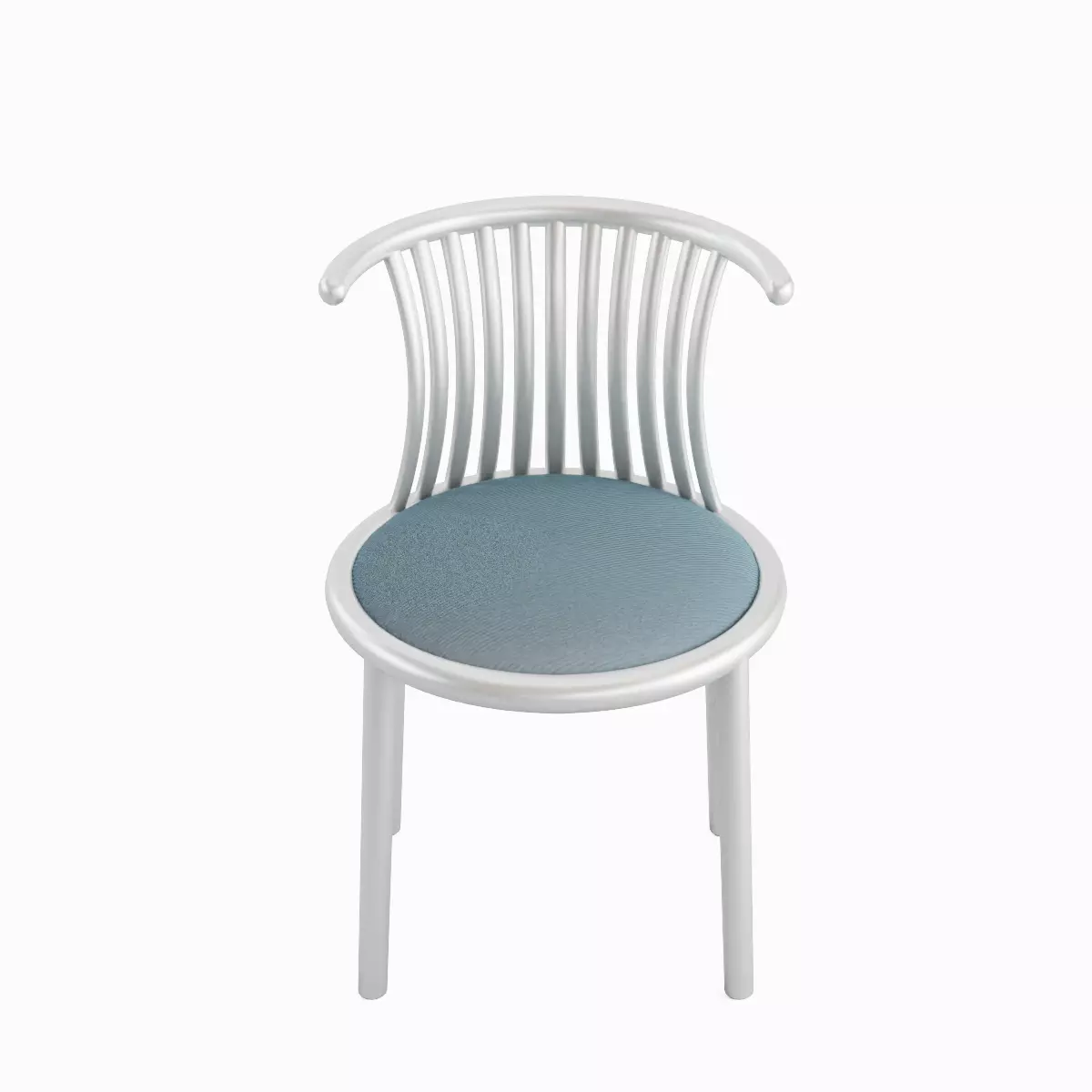 Curved Iron Chair Pack 3D Model Collection_4