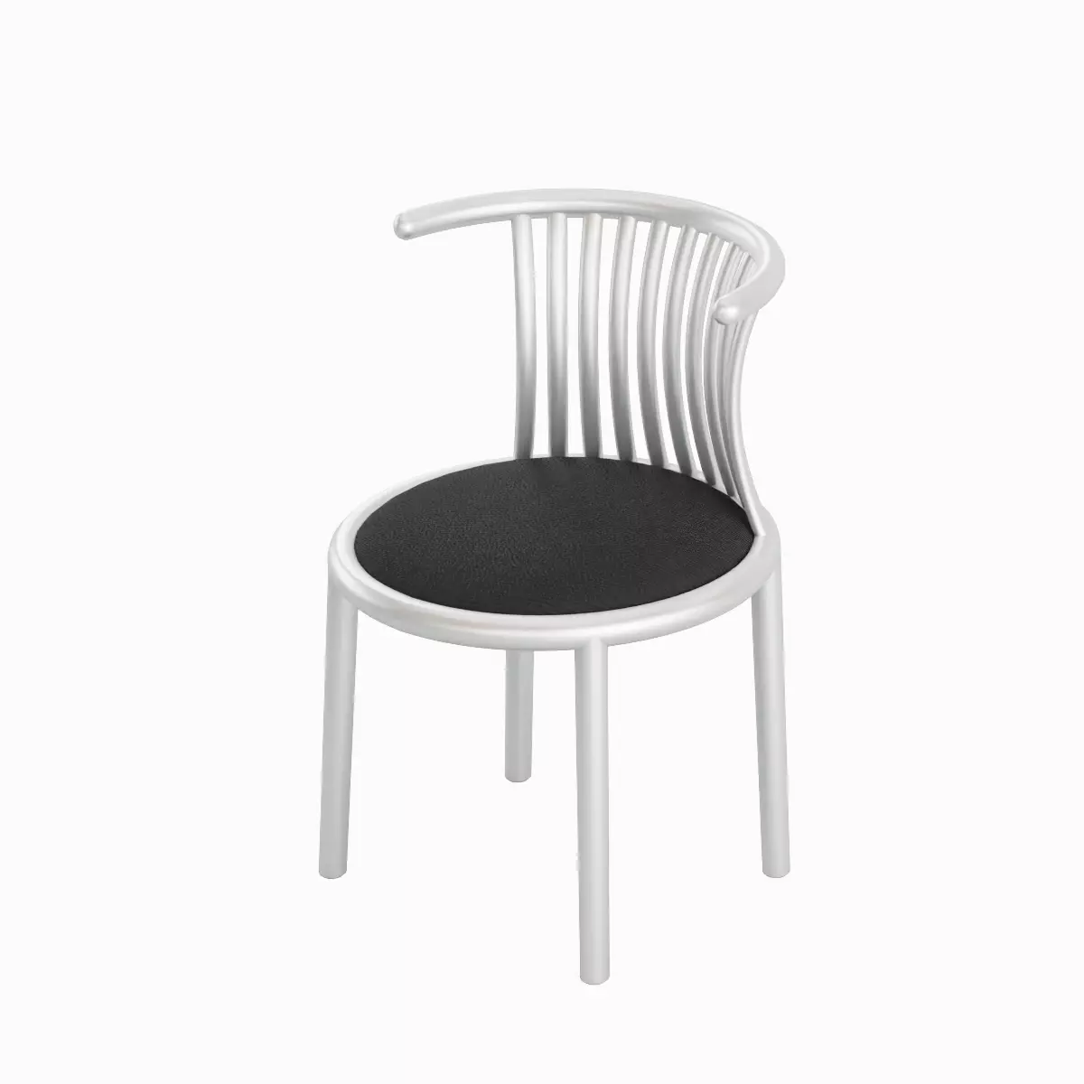 Curved Iron Chair Pack 3D Model Collection_18