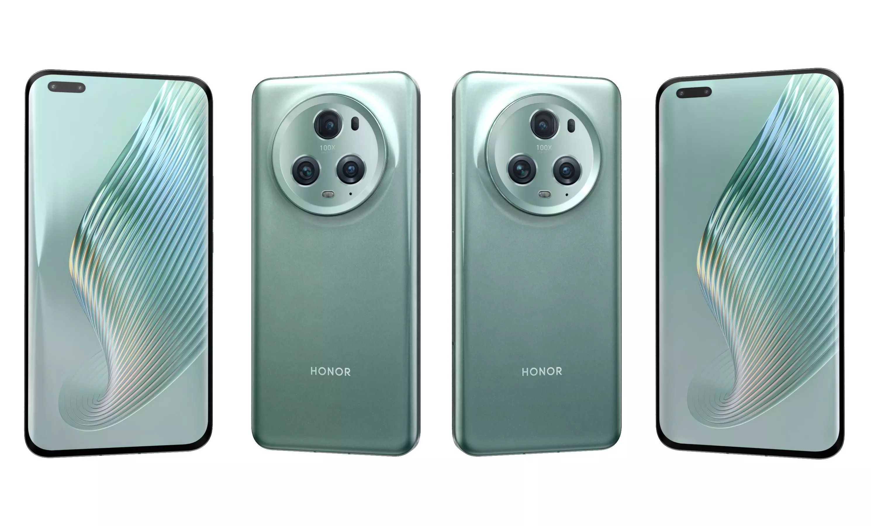 Honor Magic5 Pro All Colors High Poly 3D model_39