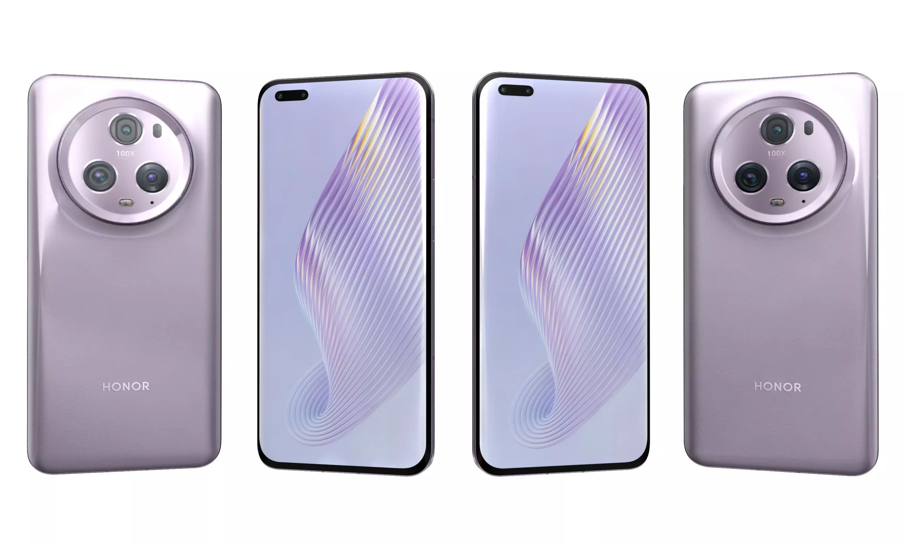 Honor Magic5 Pro All Colors High Poly 3D model_3