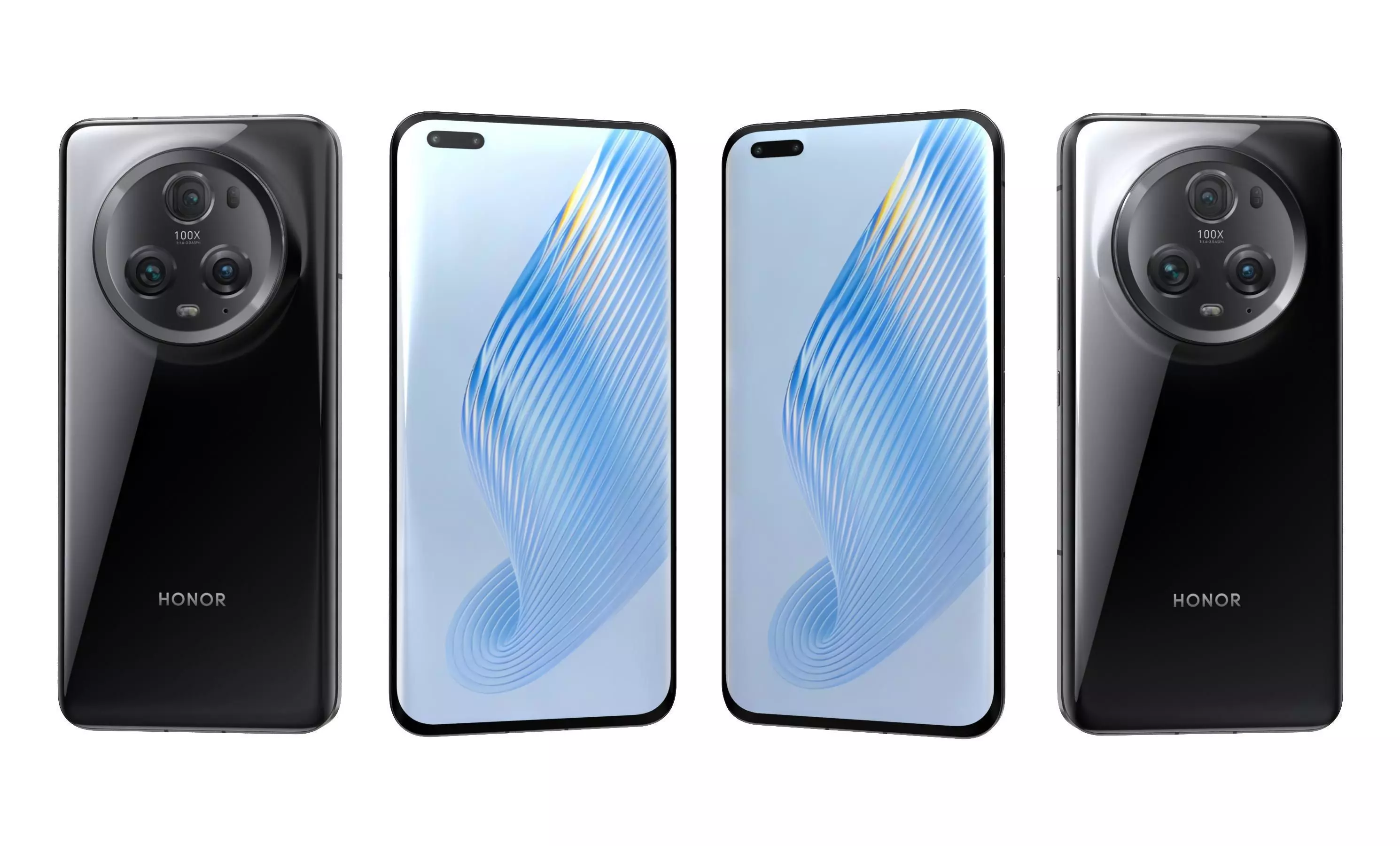 Honor Magic5 Pro All Colors High Poly 3D model_57