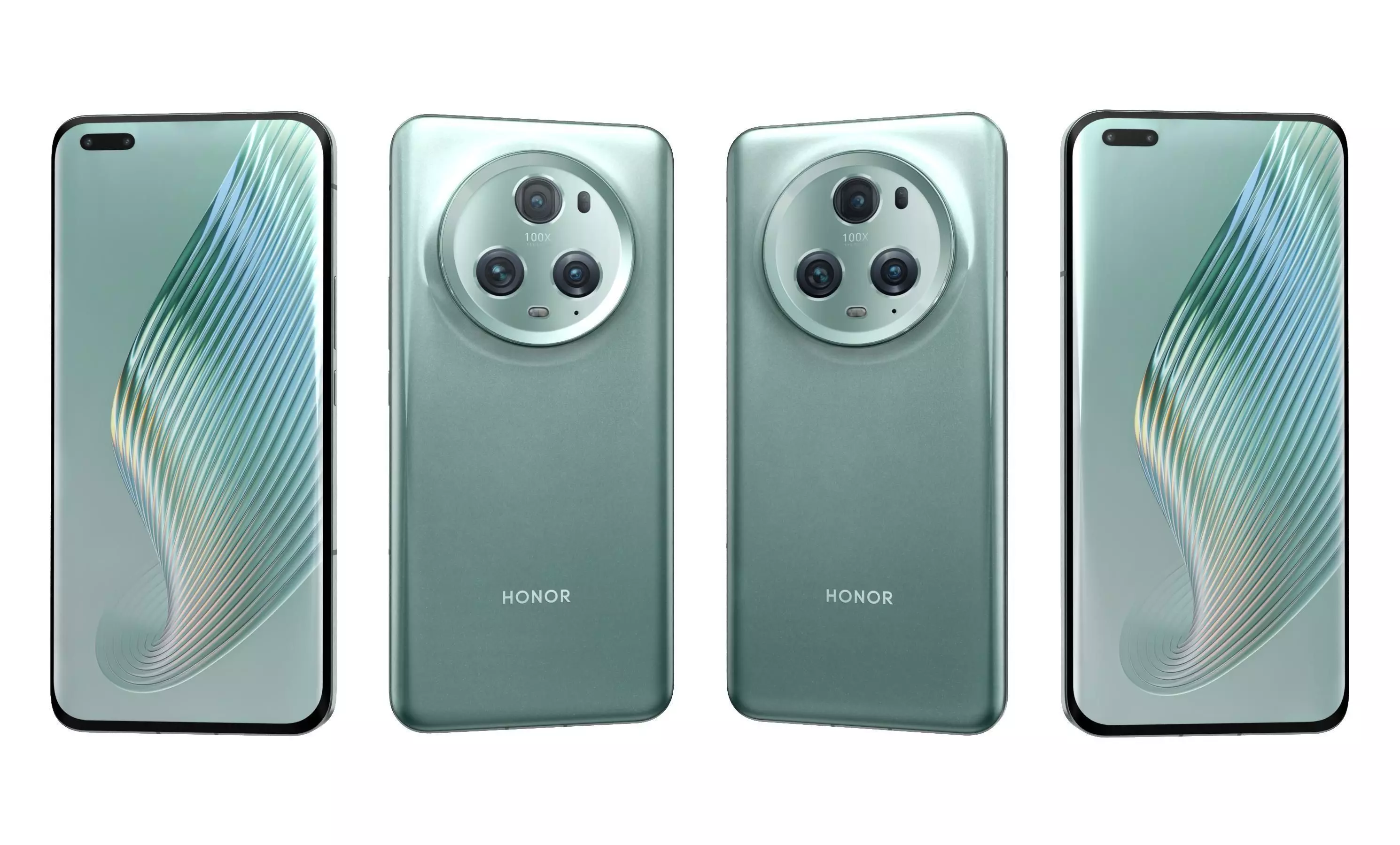 Honor Magic5 Pro All Colors High Poly 3D model_41