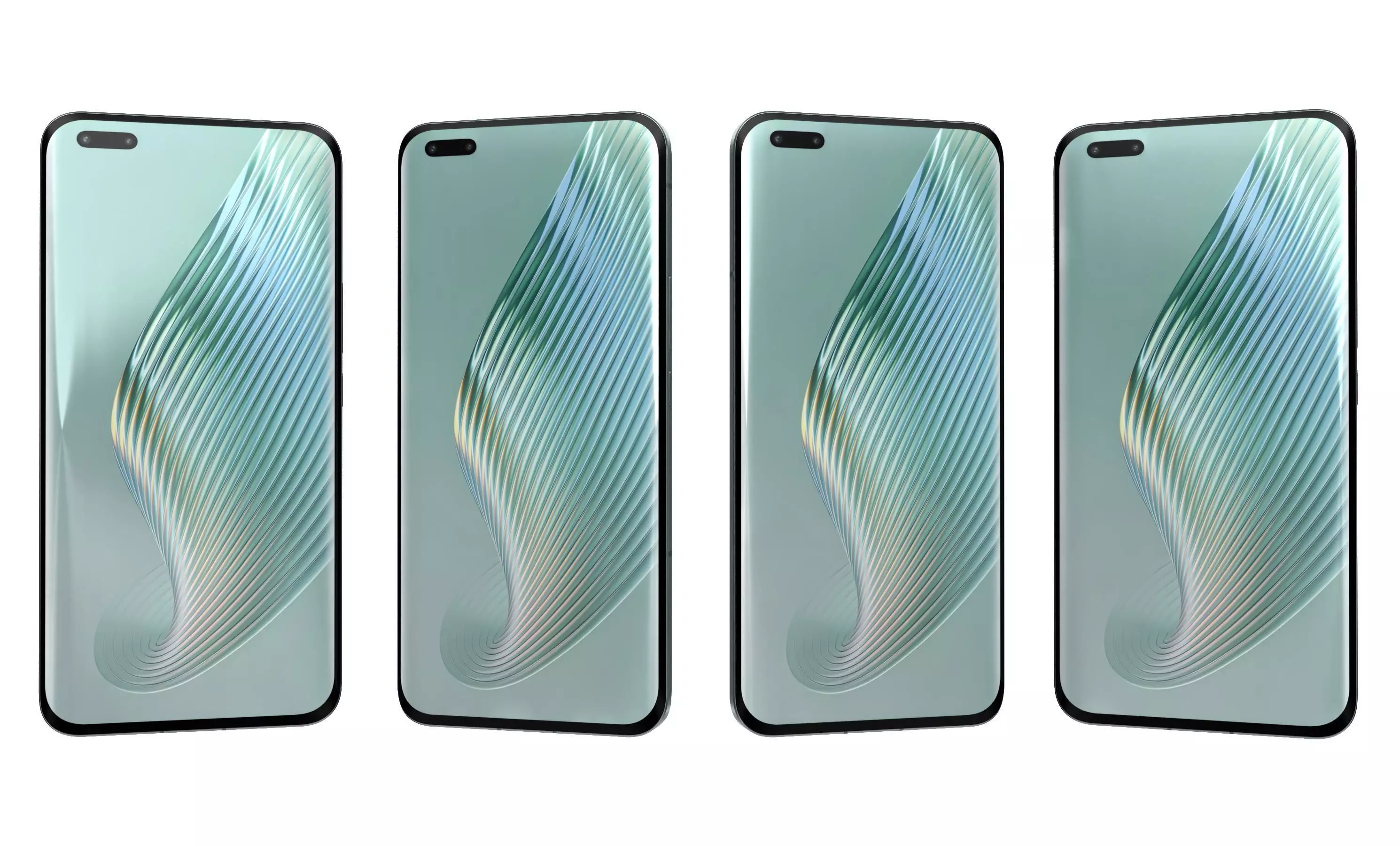 Honor Magic5 Pro All Colors High Poly 3D model_38