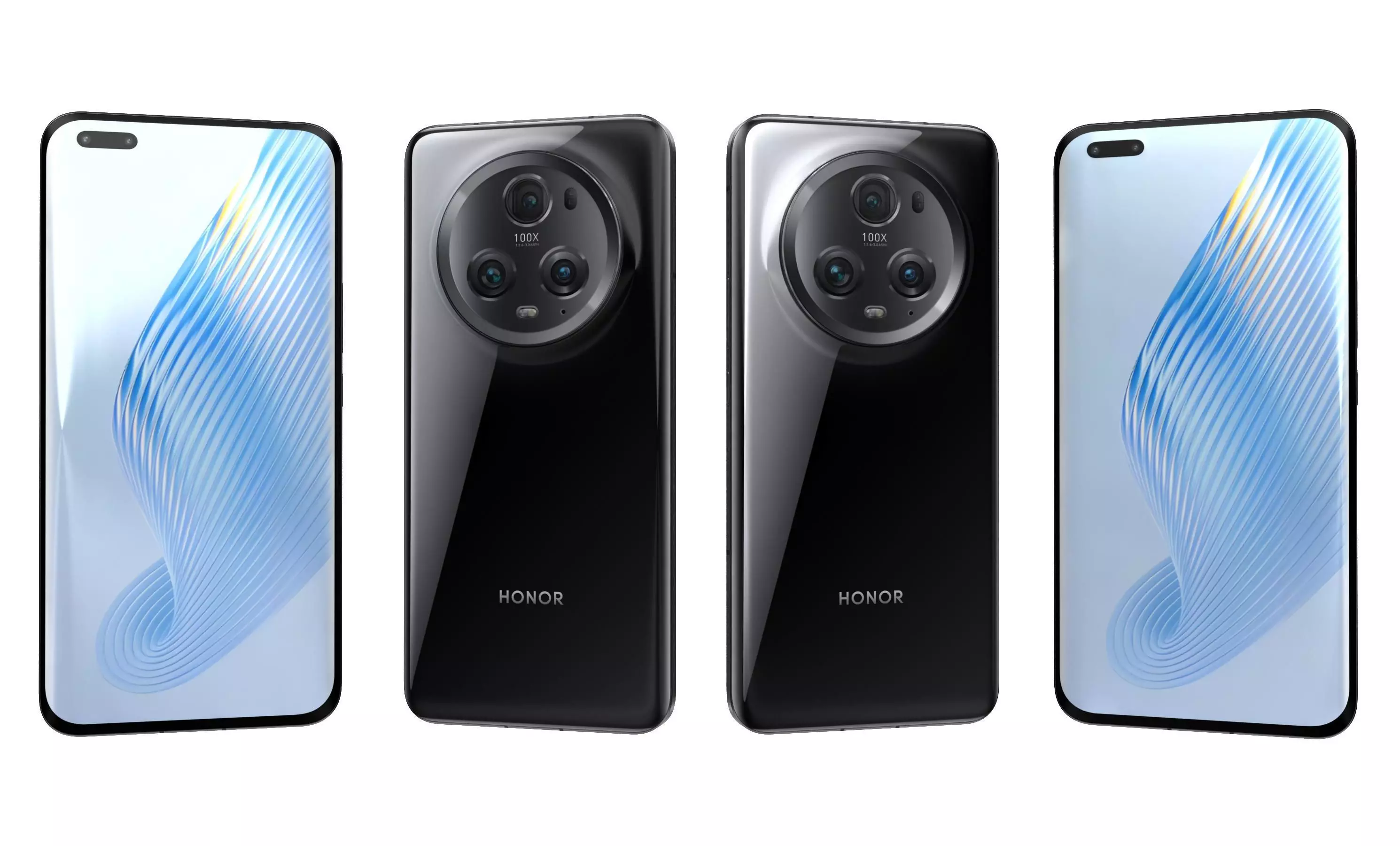 Honor Magic5 Pro All Colors High Poly 3D model_23