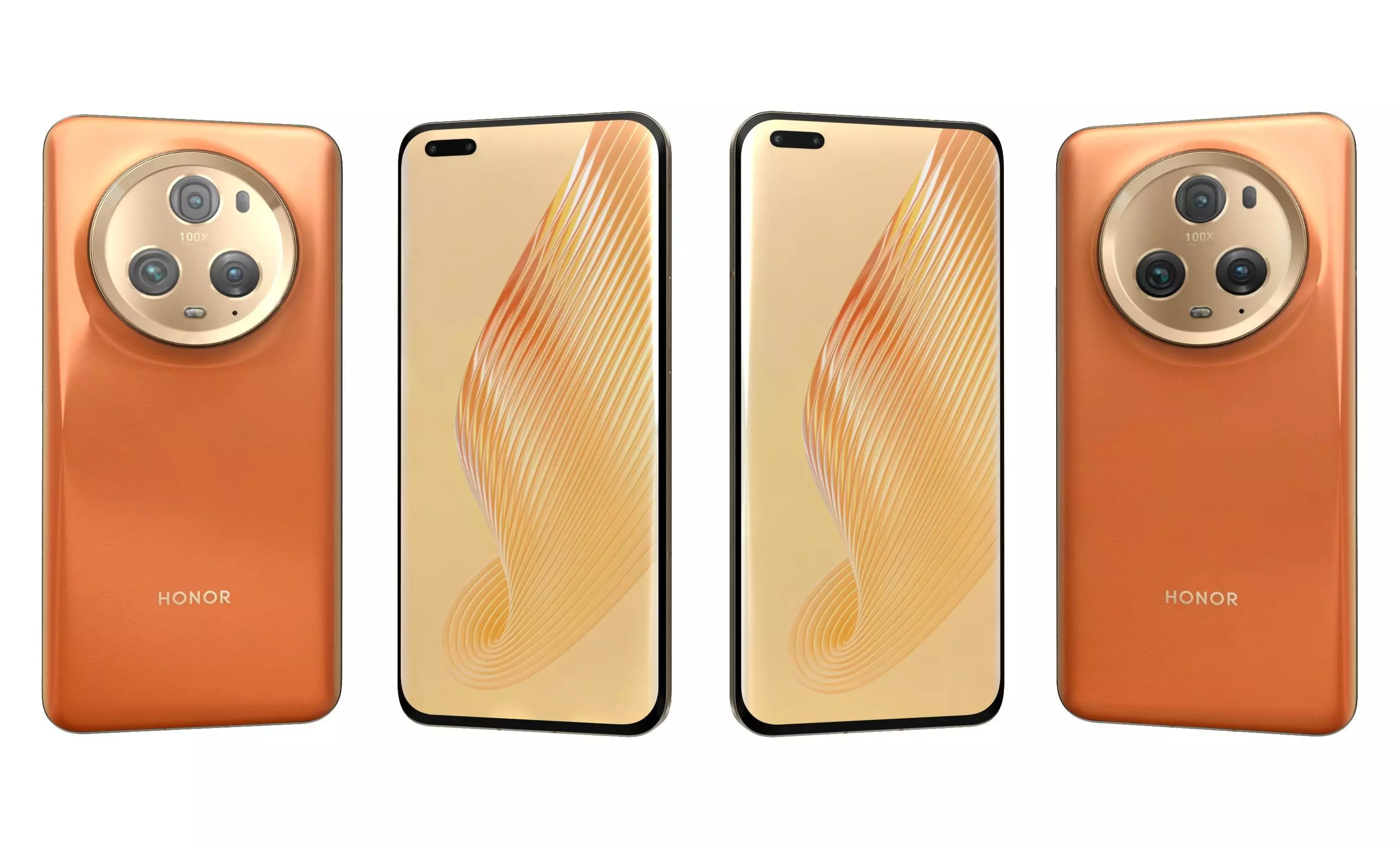 Honor Magic5 Pro All Colors High Poly 3D model_14