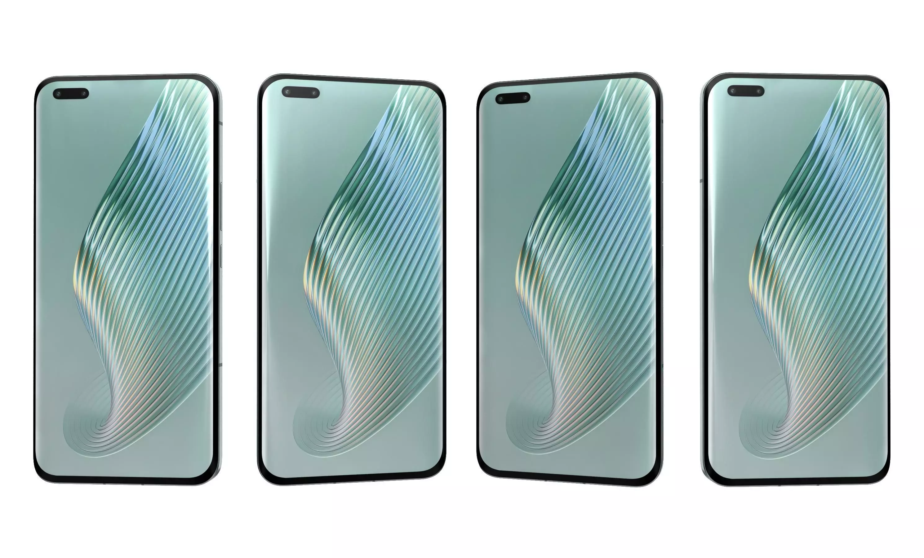 Honor Magic5 Pro All Colors High Poly 3D model_44