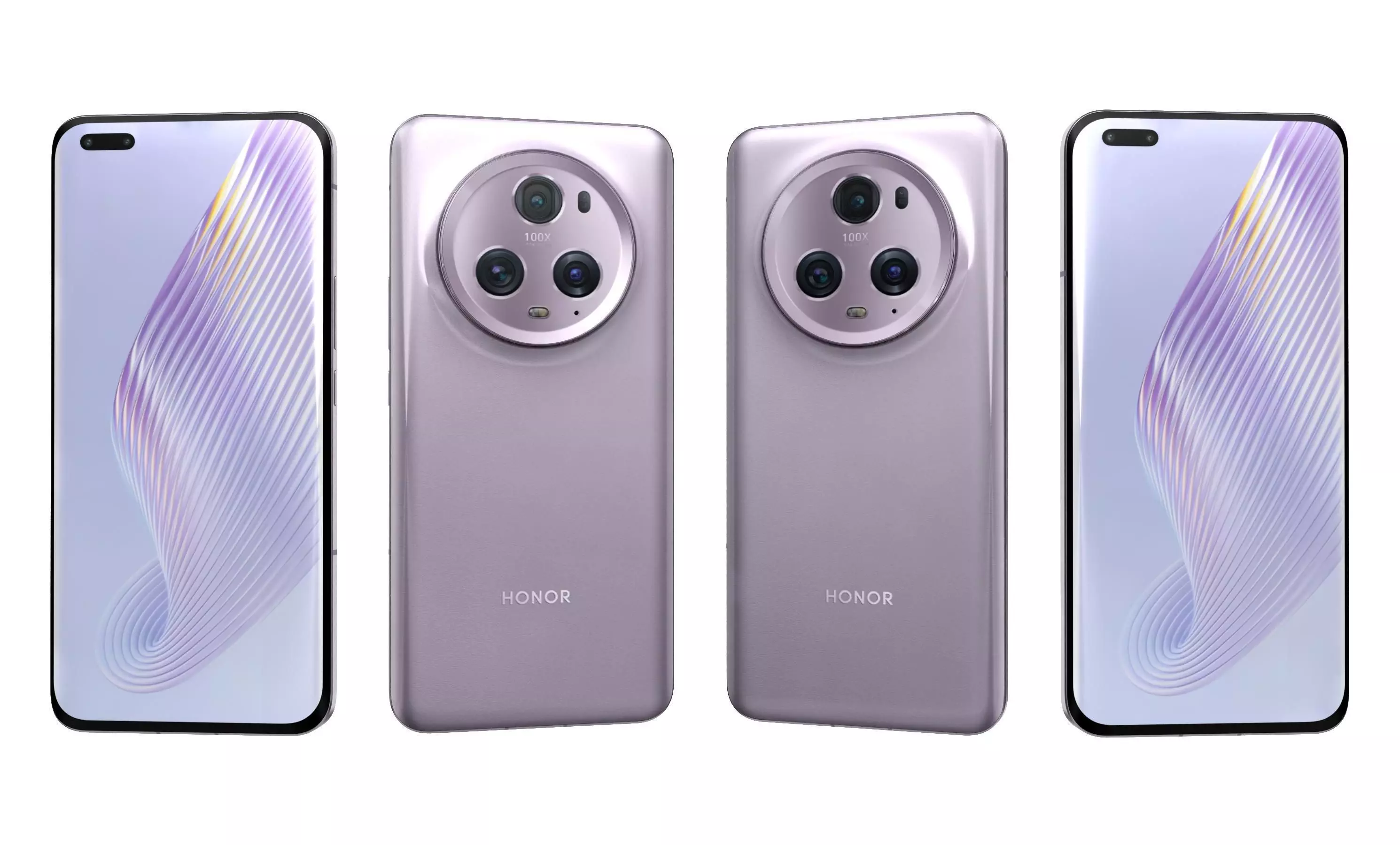 Honor Magic5 Pro All Colors High Poly 3D model_7