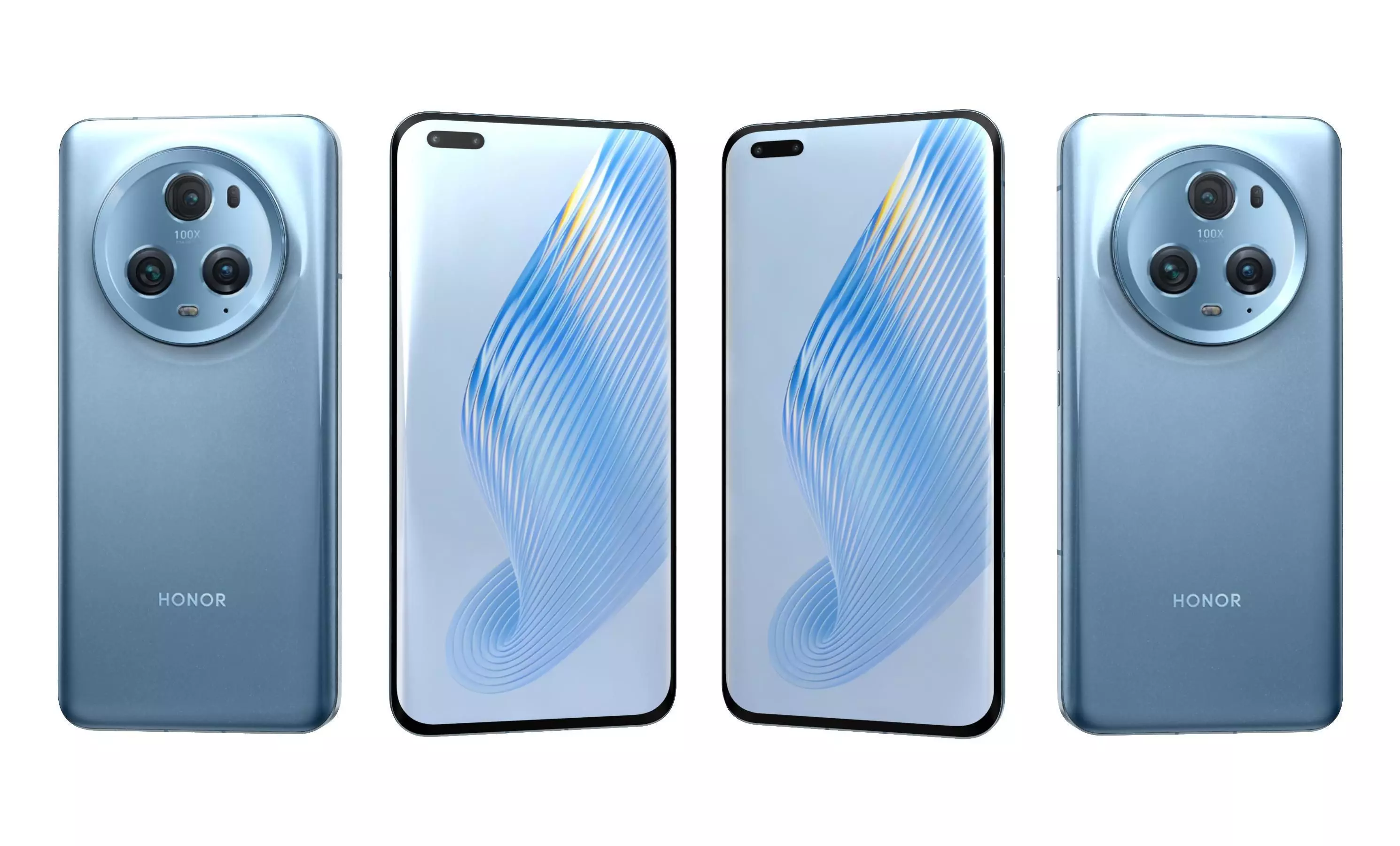 Honor Magic5 Pro All Colors High Poly 3D model_30