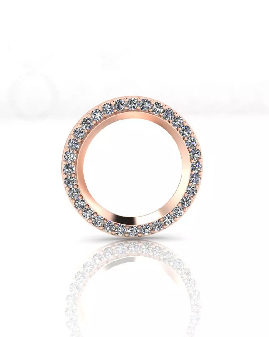 free jewelry round pendant Free 3D print model