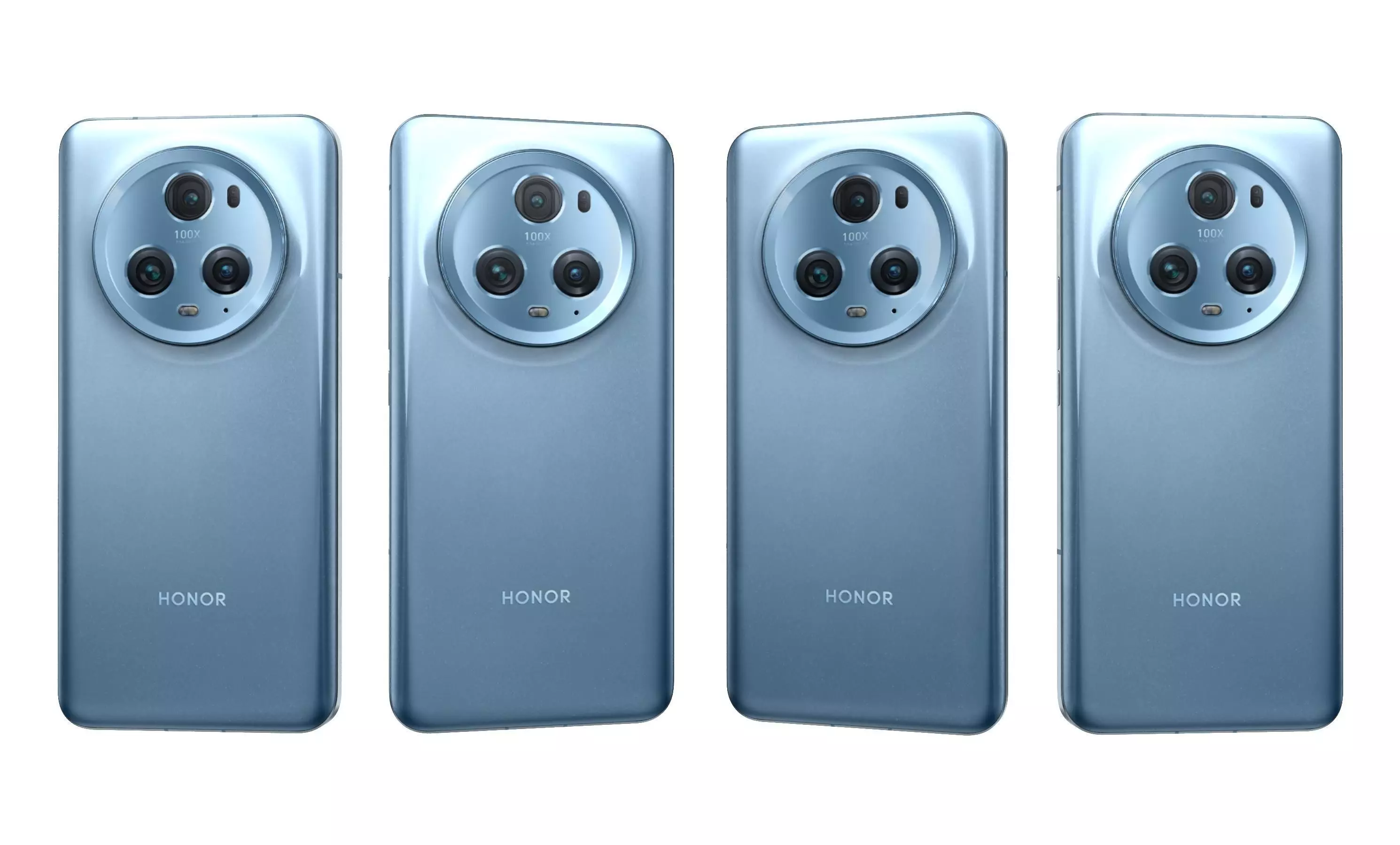 Honor Magic5 Pro Blue High Poly 3D model_27