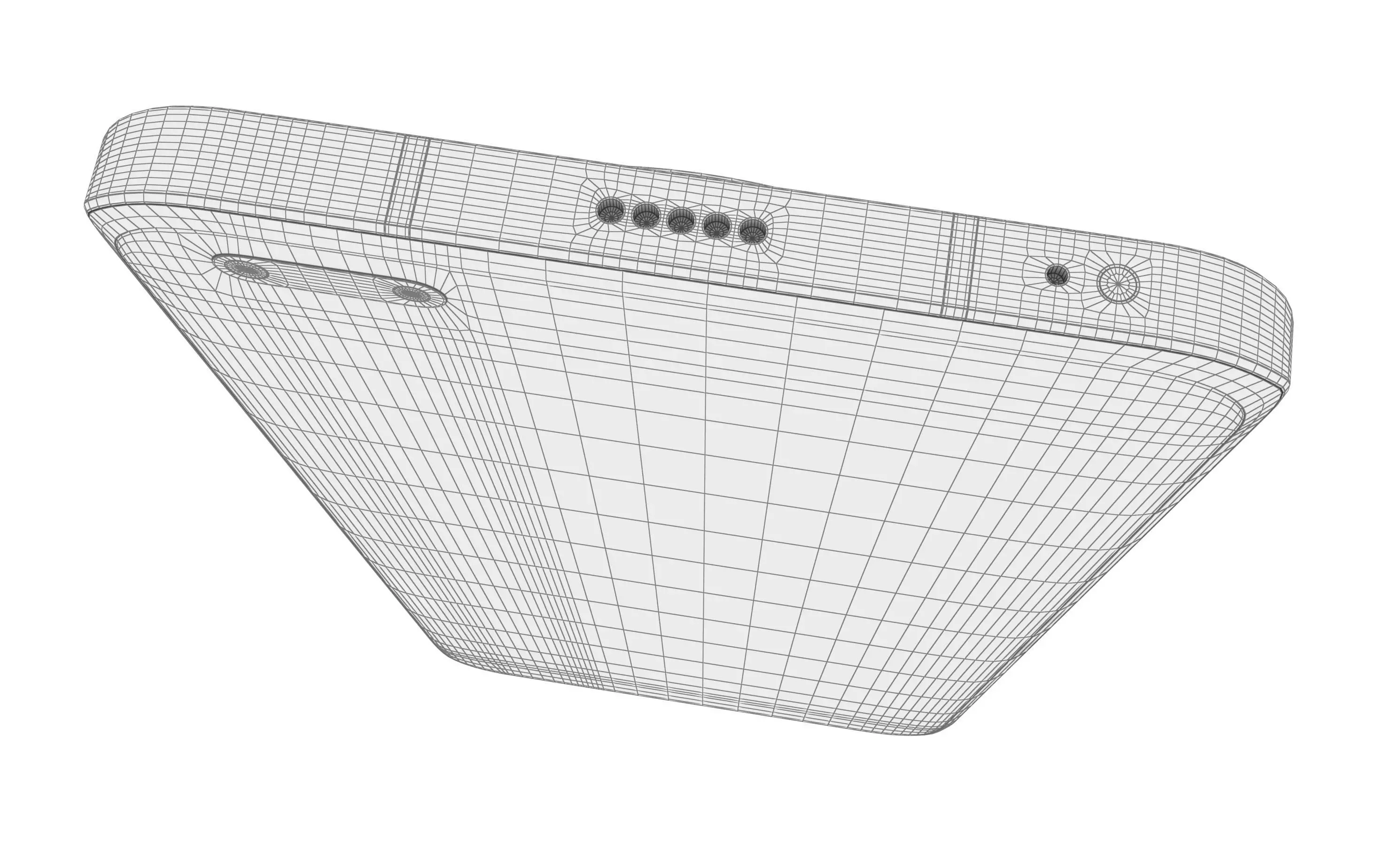 Honor Magic5 Pro Blue High Poly 3D model_13