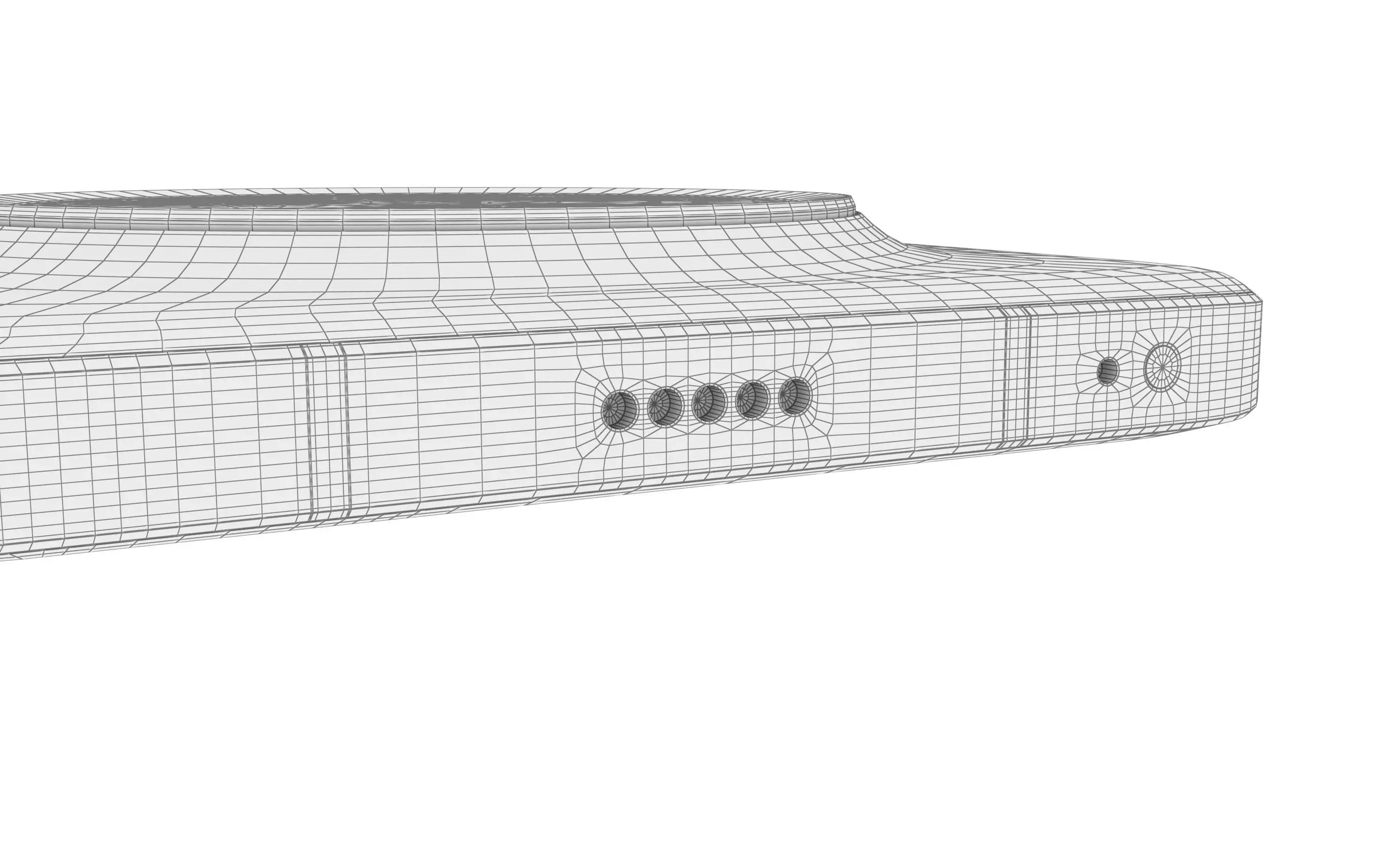 Honor Magic5 Pro Blue High Poly 3D model_19