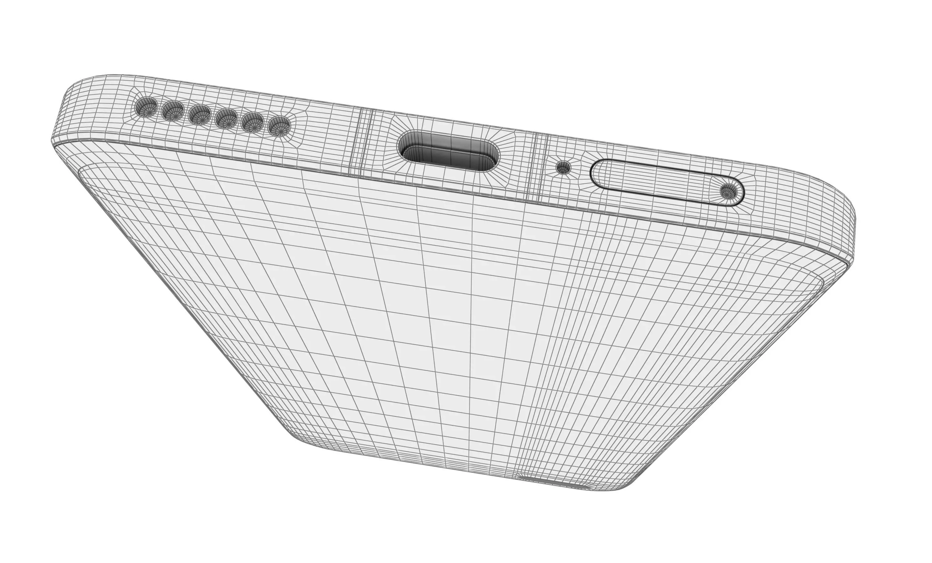 Honor Magic5 Pro Blue High Poly 3D model_15