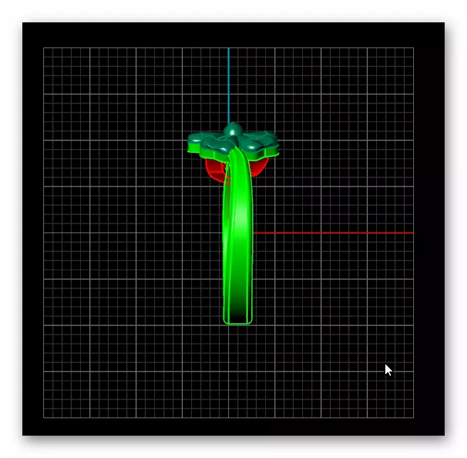bow tie gold ring 3D print model_3
