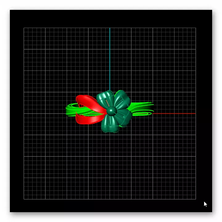 bow tie gold ring 3D print model_4