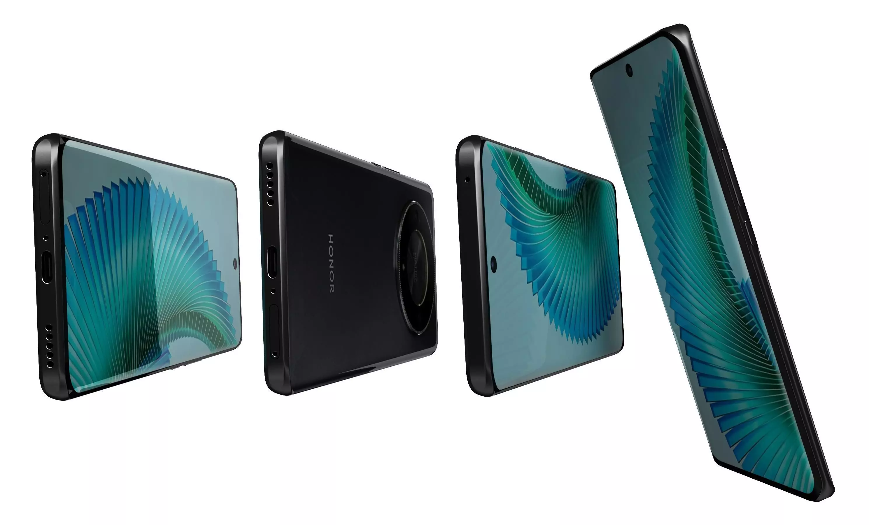 HONOR Magic6 Lite Black High Poly  3D model_6