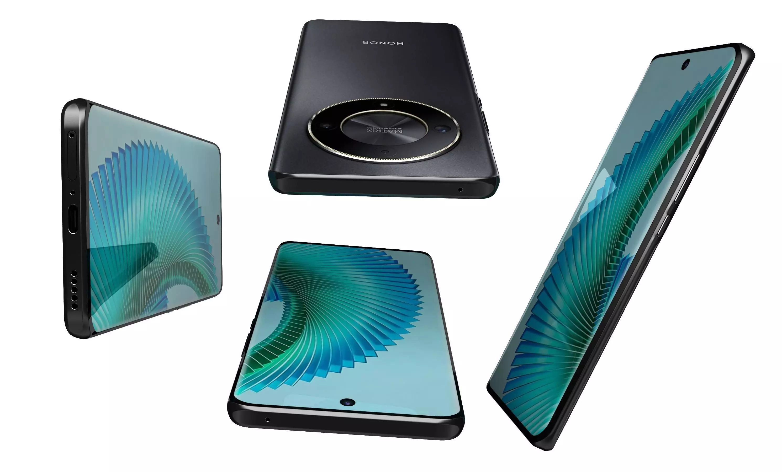 HONOR Magic6 Lite Black High Poly  3D model_7