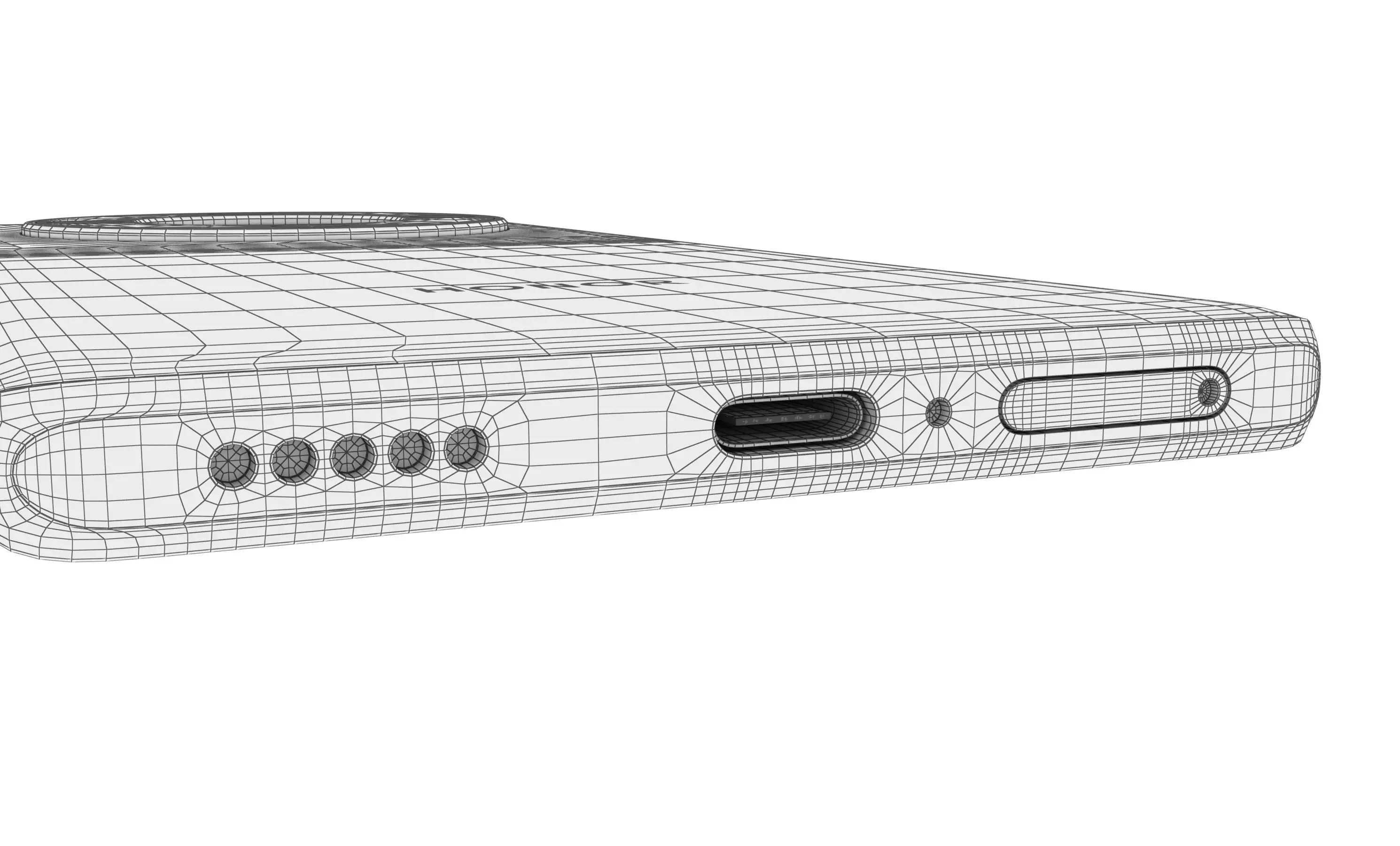 HONOR Magic6 Lite Black High Poly  3D model_23