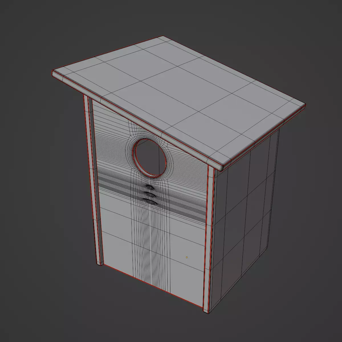 Wooden Birdhouse Pack C 3D Model Collection_20