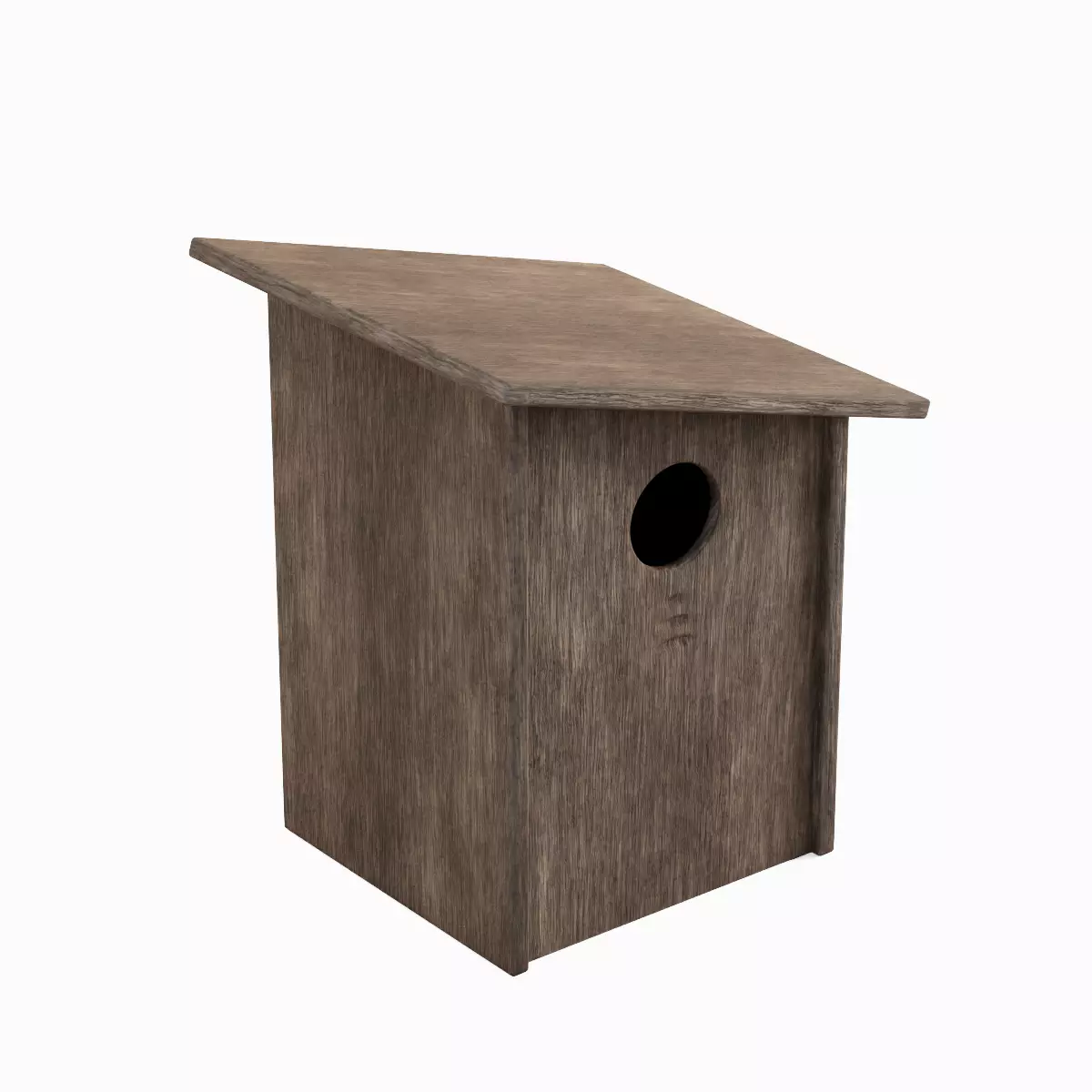 Wooden Birdhouse Pack C 3D Model Collection_11