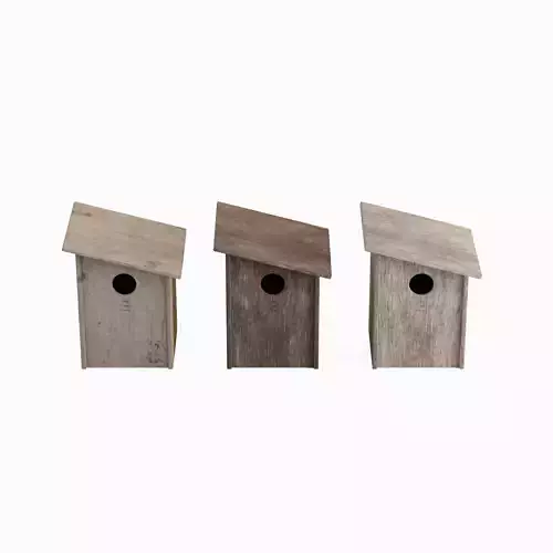 Wooden Birdhouse Pack C 3D Model Collection Wooden Birdhouse Pack C 3D Model Collection