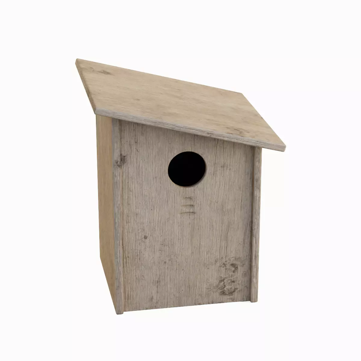 Wooden Birdhouse Pack C 3D Model Collection_4