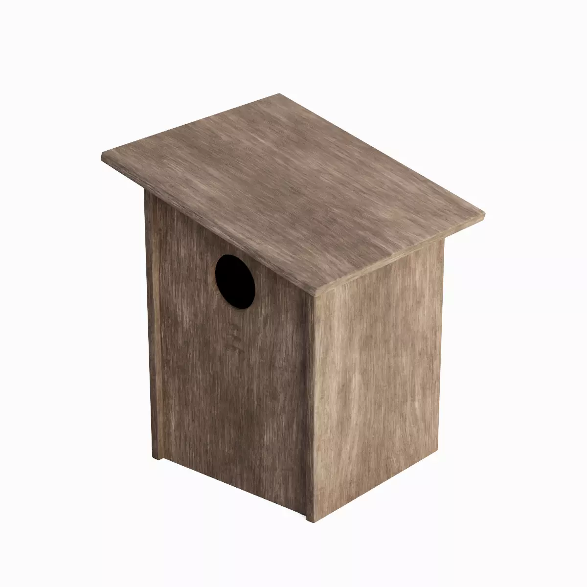 Wooden Birdhouse Pack C 3D Model Collection_12