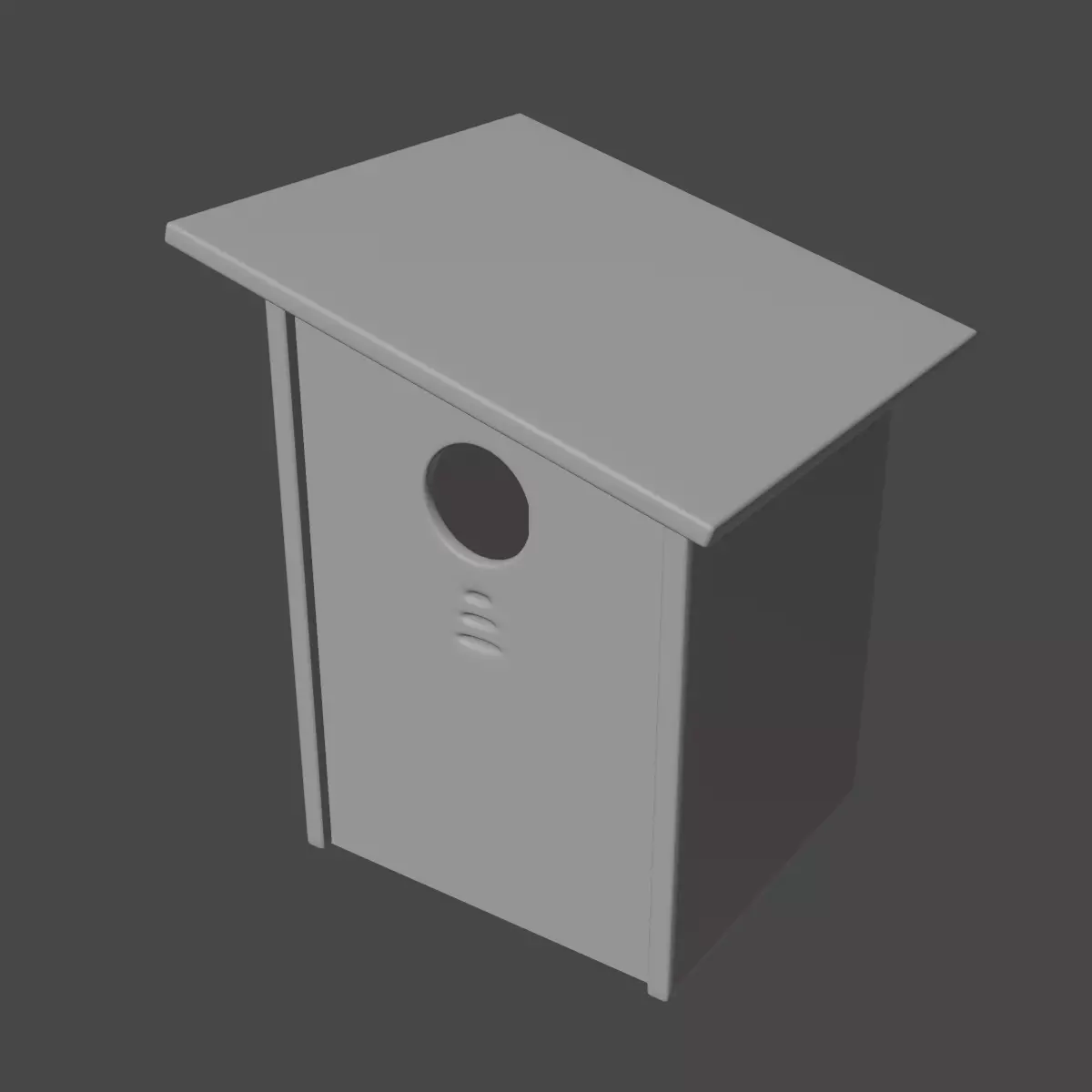 Wooden Birdhouse Pack C 3D Model Collection_19