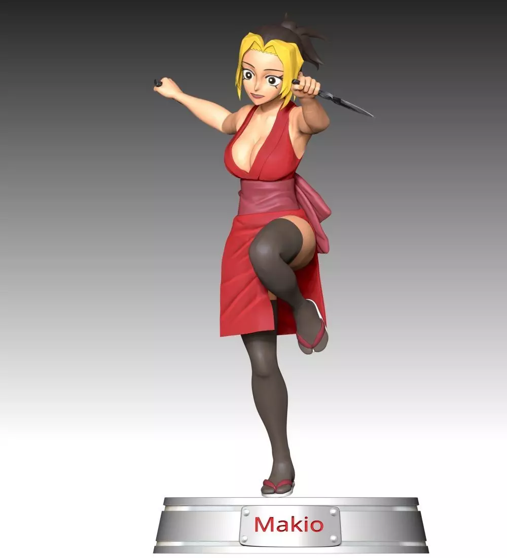 Makio - Demon Slayer Kimetsu no Yaiba 3D print model_1