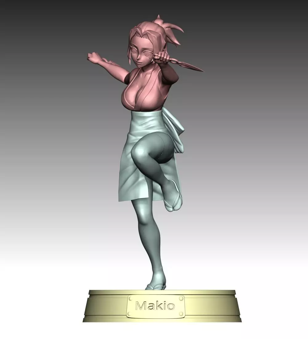 Makio - Demon Slayer Kimetsu no Yaiba 3D print model_10