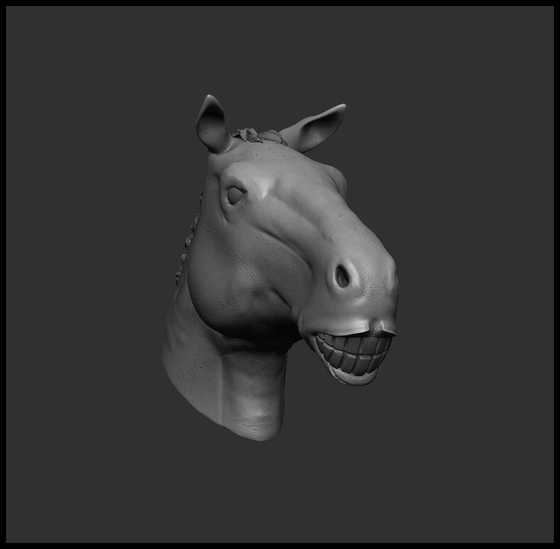 Crazy Horse 3D print model_1