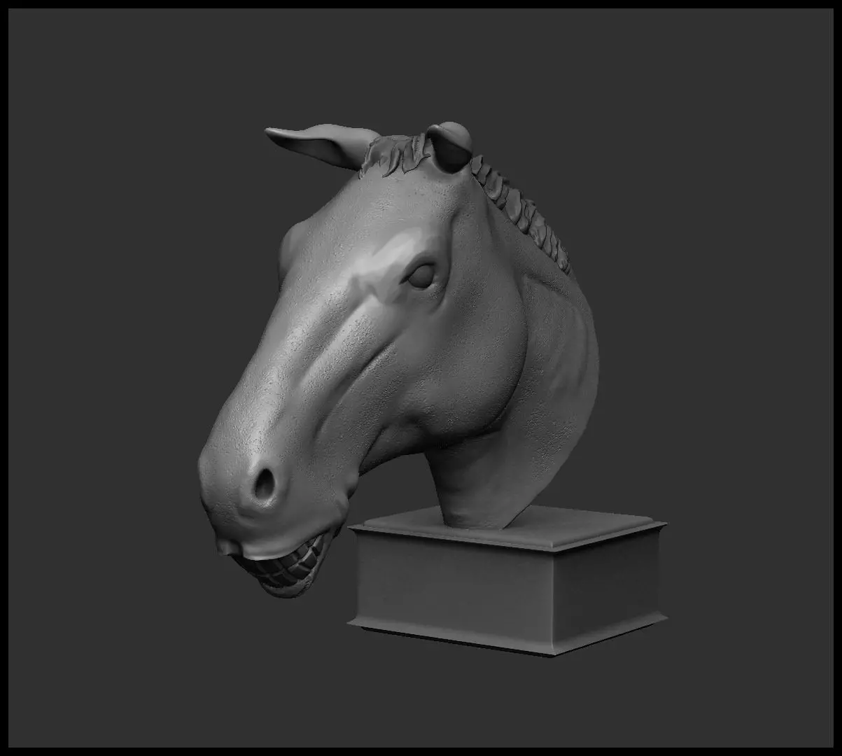 Crazy Horse 3D print model_0