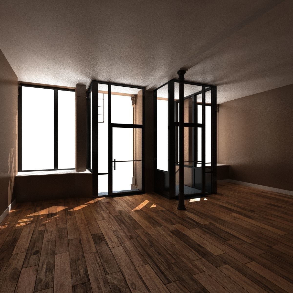 New York Building facade 2 3D model_6