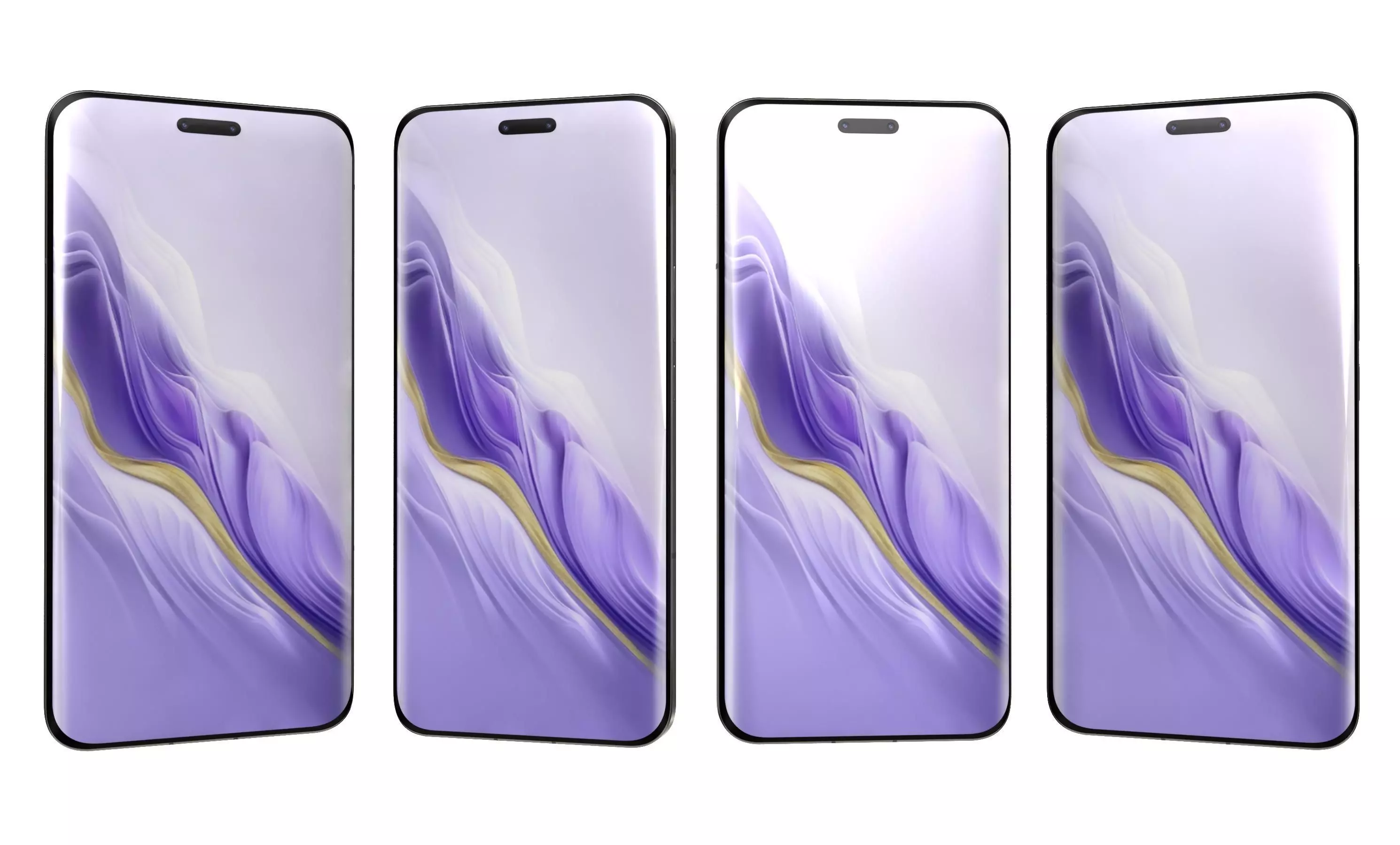 Honor Magic6 Pro All Colors High Poly 3D model_26